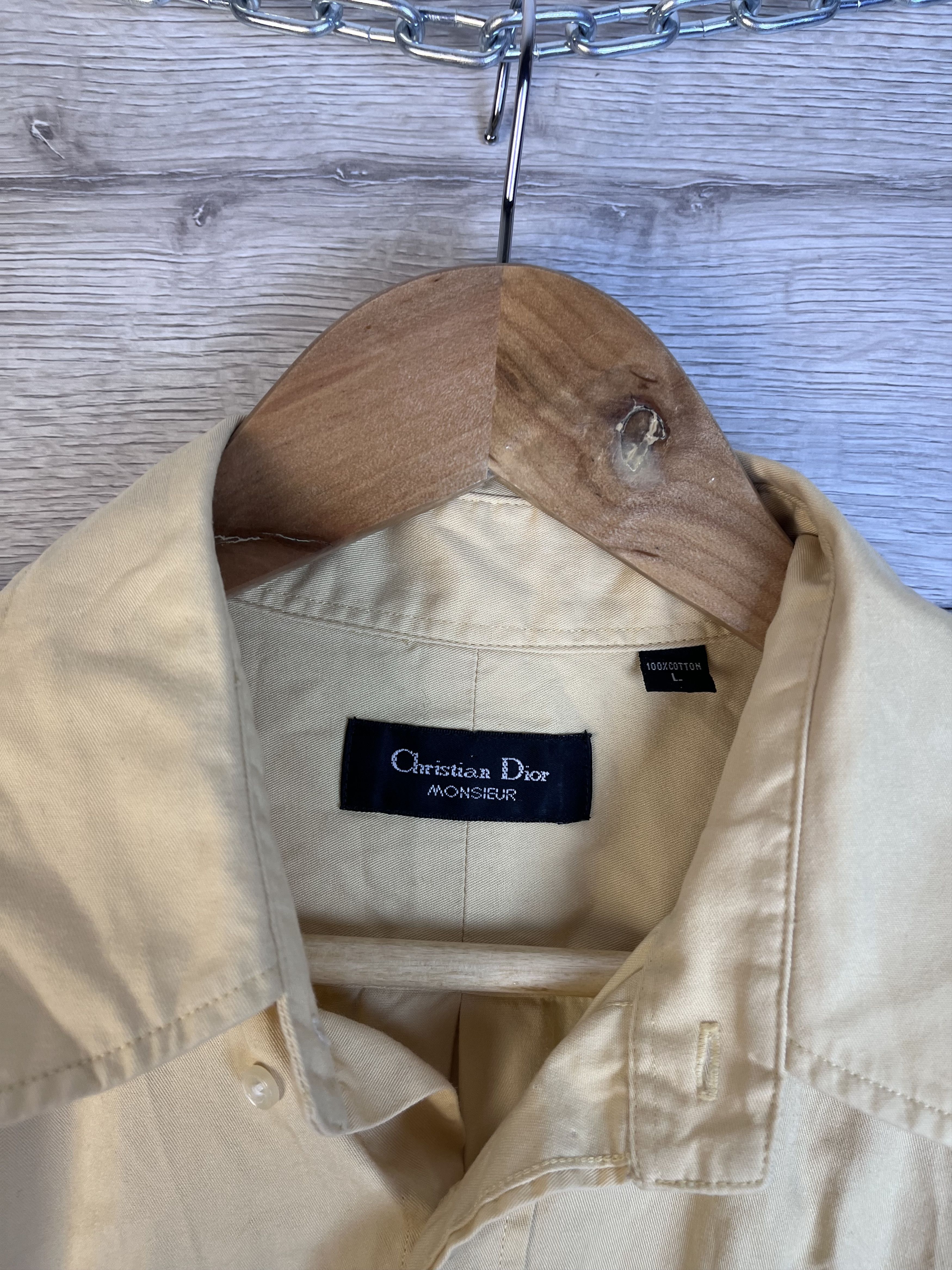 Other Vintage Button Down Shirt Christian Dior Monsievr size L Size US L / EU 52-54 / 3 - 7 Thumbnail