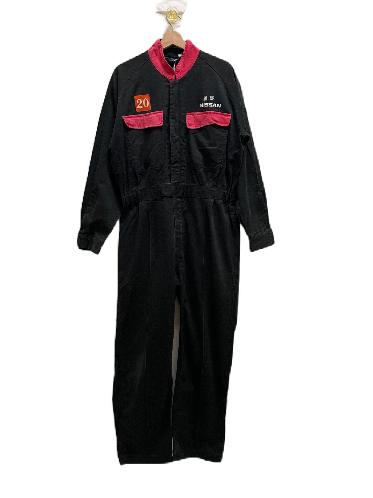 Sports Specialties Vintage Nissan Black Wash Jumpsuit Coverall Size US 36 / EU 52 - 4 Thumbnail