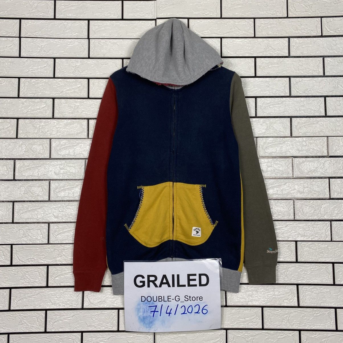 Japanese Brand 📌Multi Color Zipper Hoodie Power To The People Size US M / EU 48-50 / 2 - 1 Thumbnail
