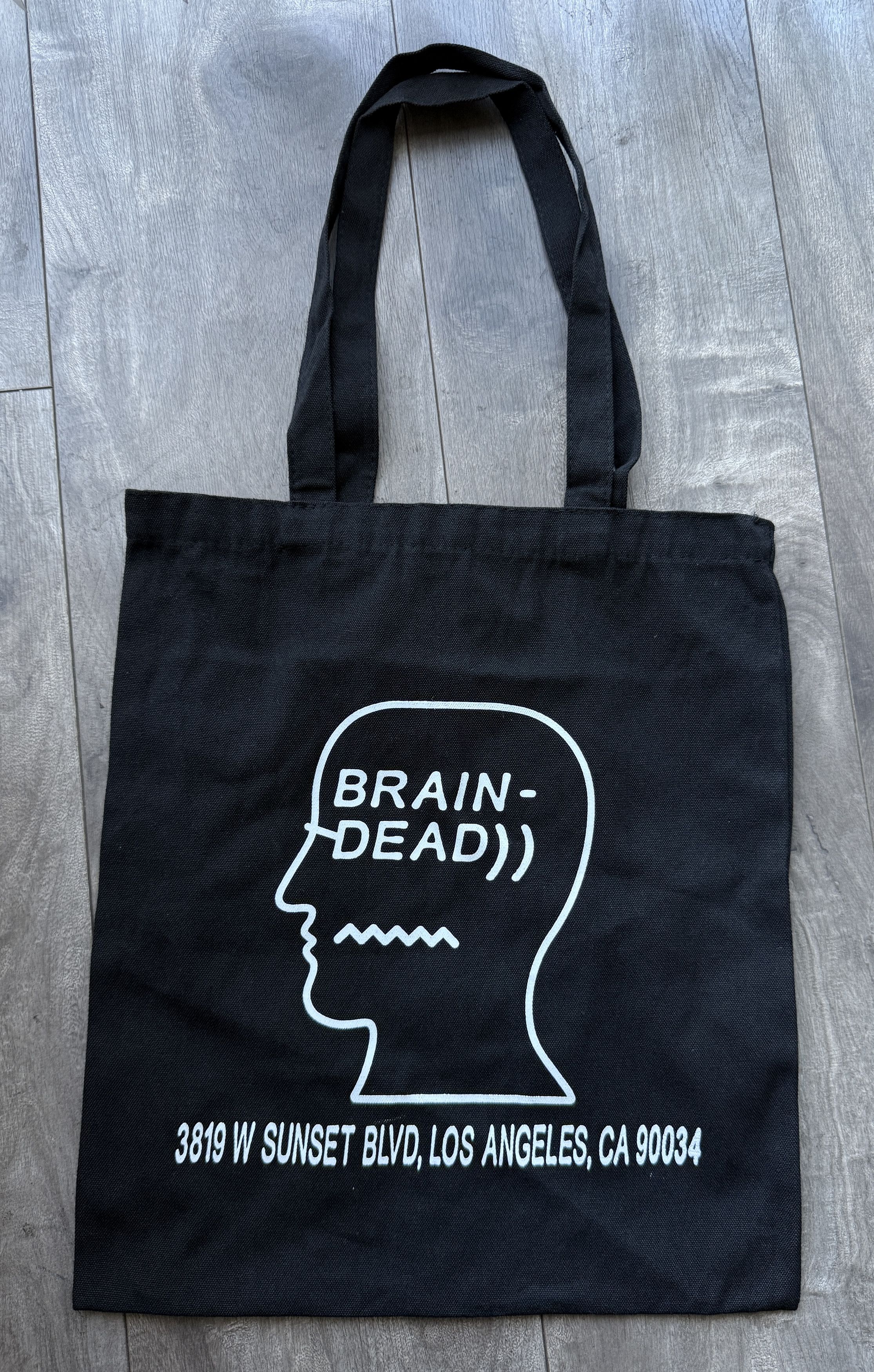 Brain Dead New BRAIN DEAD Fabrications black tote shoulder shopping bag Size ONE SIZE - 2 Thumbnail