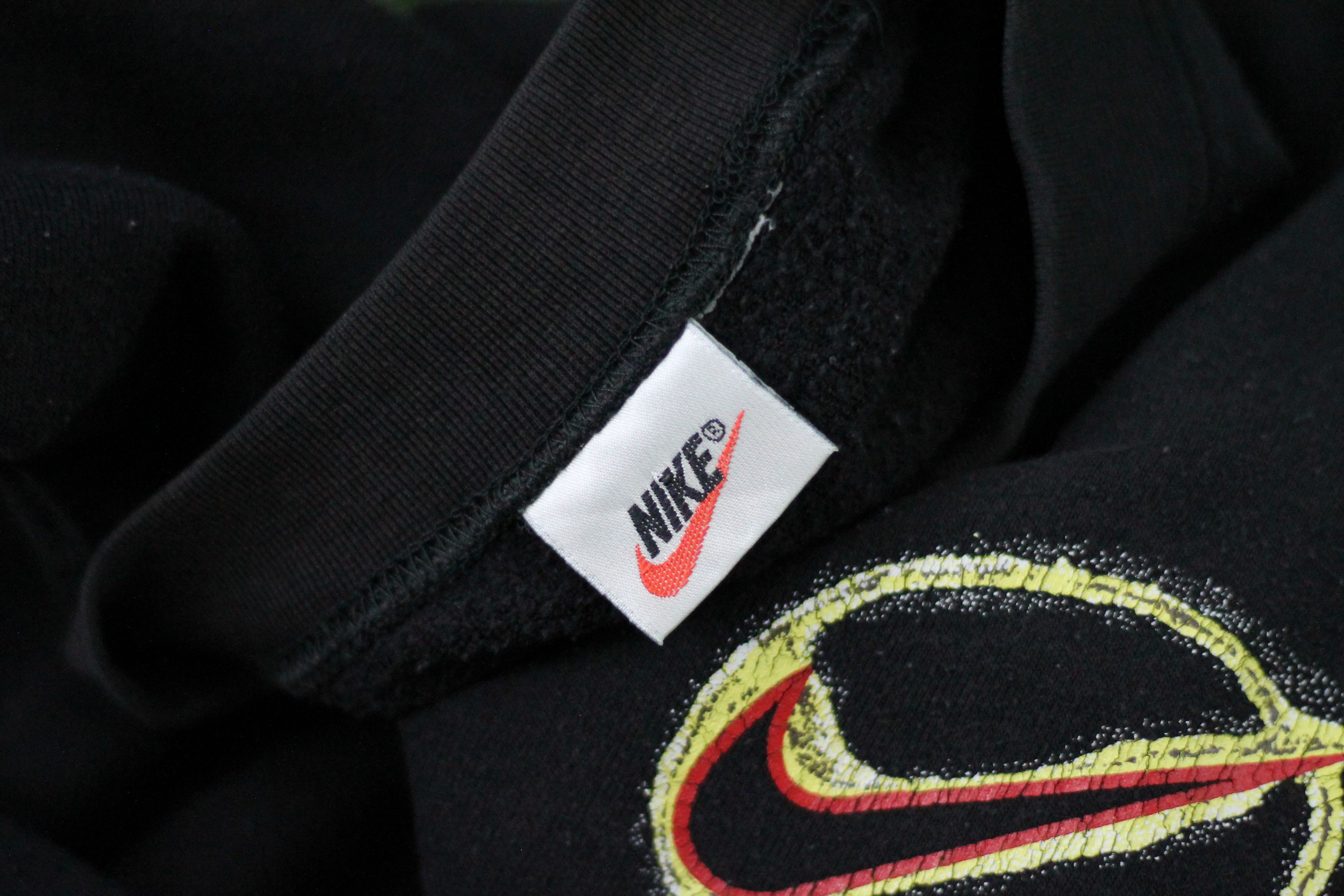 Nike × Vintage RARE! Vintage NIKE Oval Big Swoosh Sweatshirt. Size US L / EU 52-54 / 3 - 6 Thumbnail