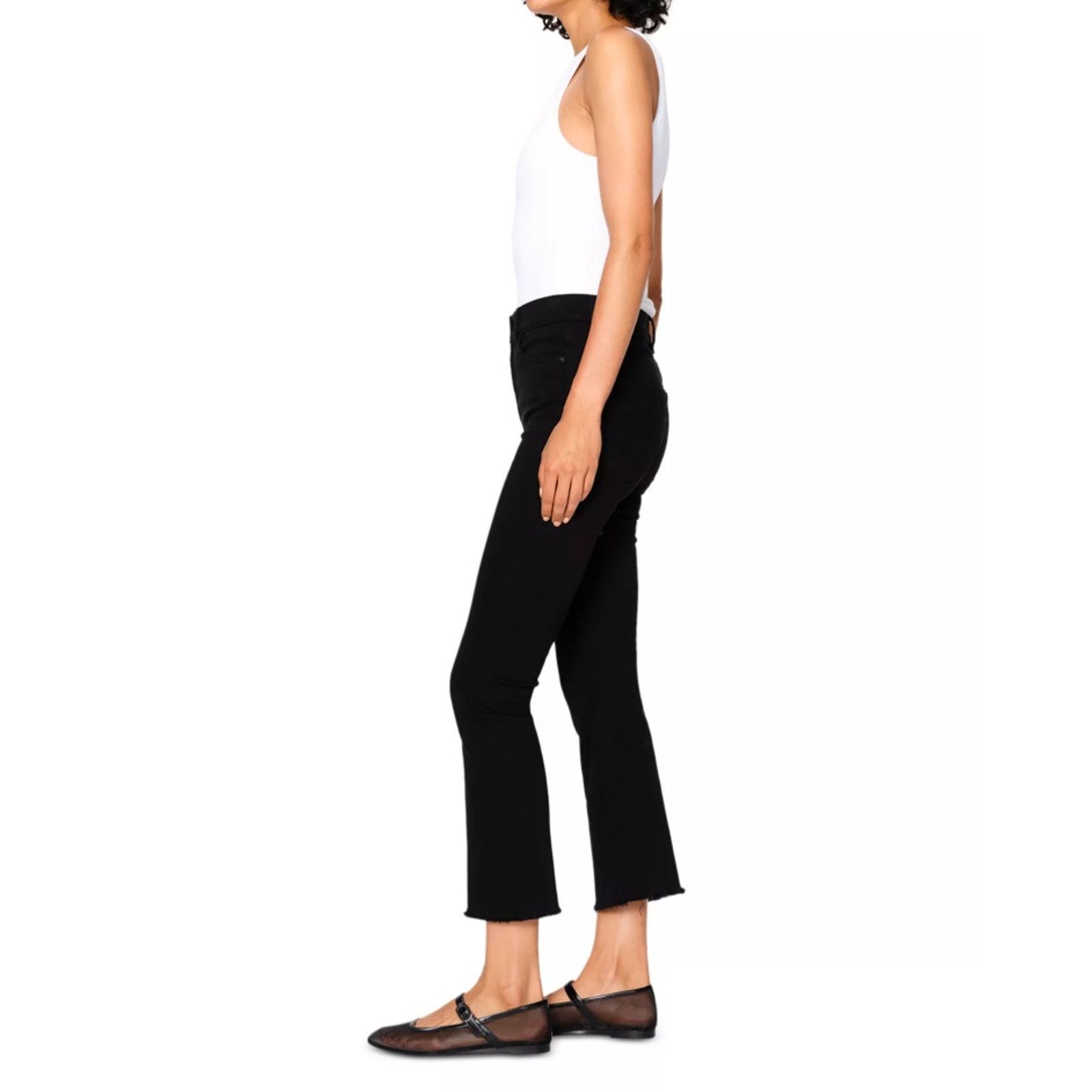 DL1961 DL1961 Women Henderson Black Bootcut Crop Jeans Size 28 Size 28" / US 6 / IT 42 - 2 Thumbnail