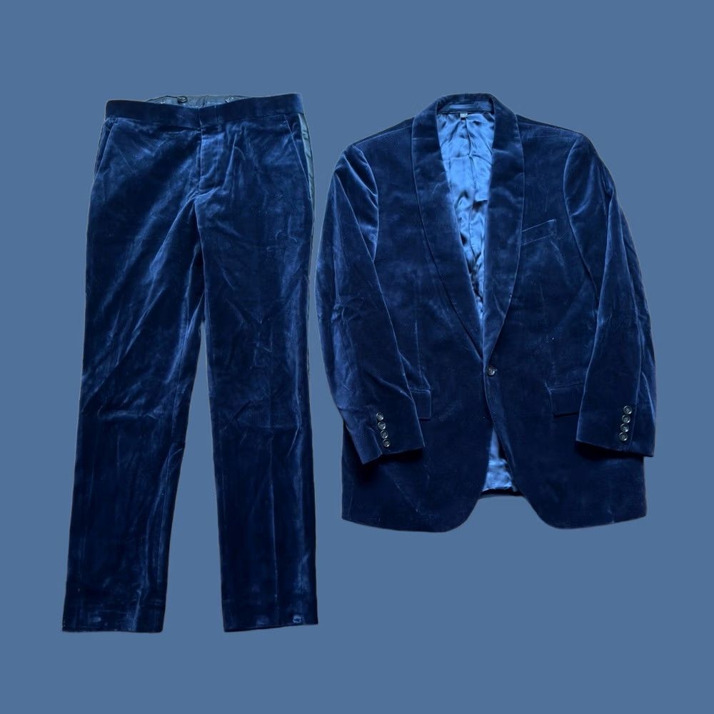 J.Crew NWT Keywords: J.Crew, Tuxedo, Velvet, Suit, Navy, 41R, Man, Women, New, eBay Size 42R - 1 Thumbnail
