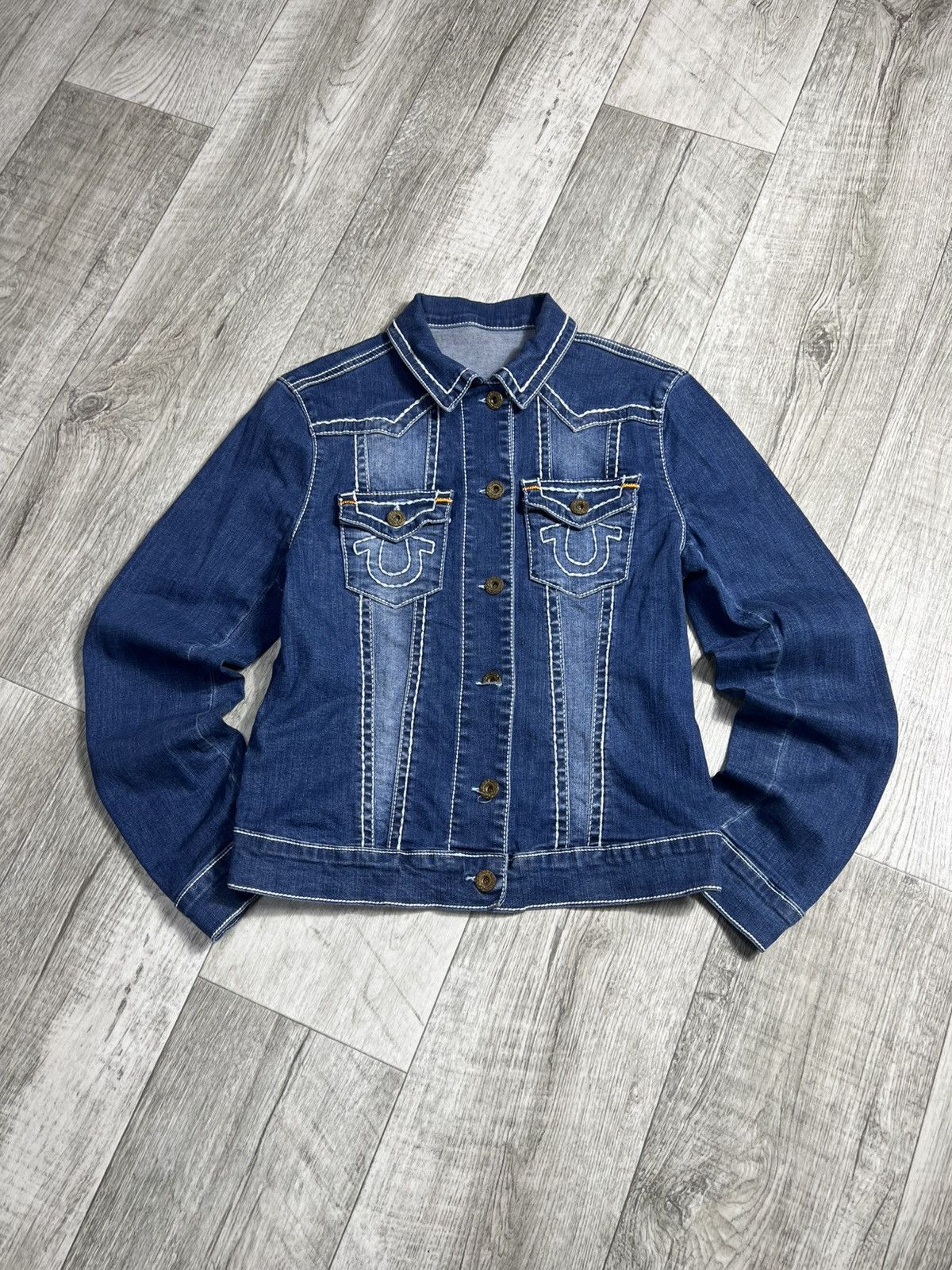 True Religion True Religion Faux fur Denim Jacket Y2k if six was nine LGB Size XL / US 12-14 / IT 48-50 - 1 Thumbnail