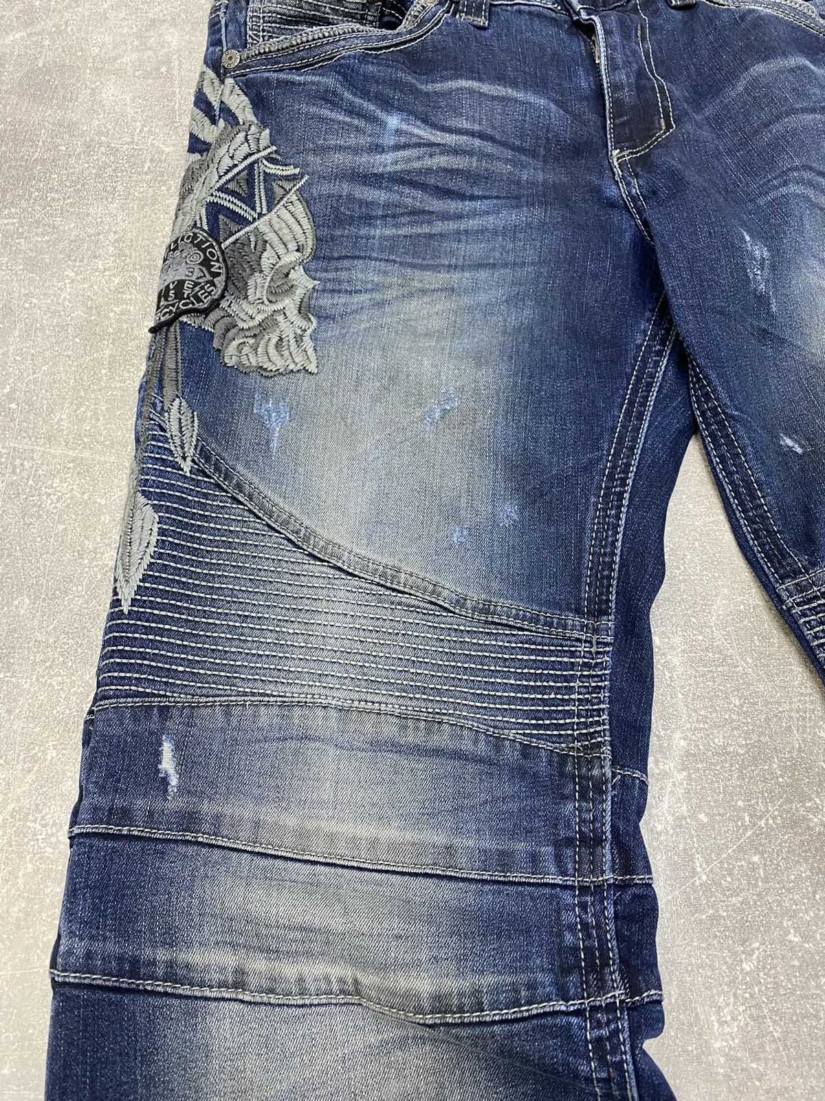 Affliction × Japanese Brand × Vintage Crazy Vintage Y2K Affliction Jeans Live Fast Motorcycles Size US 32 / EU 48 - 5 Thumbnail