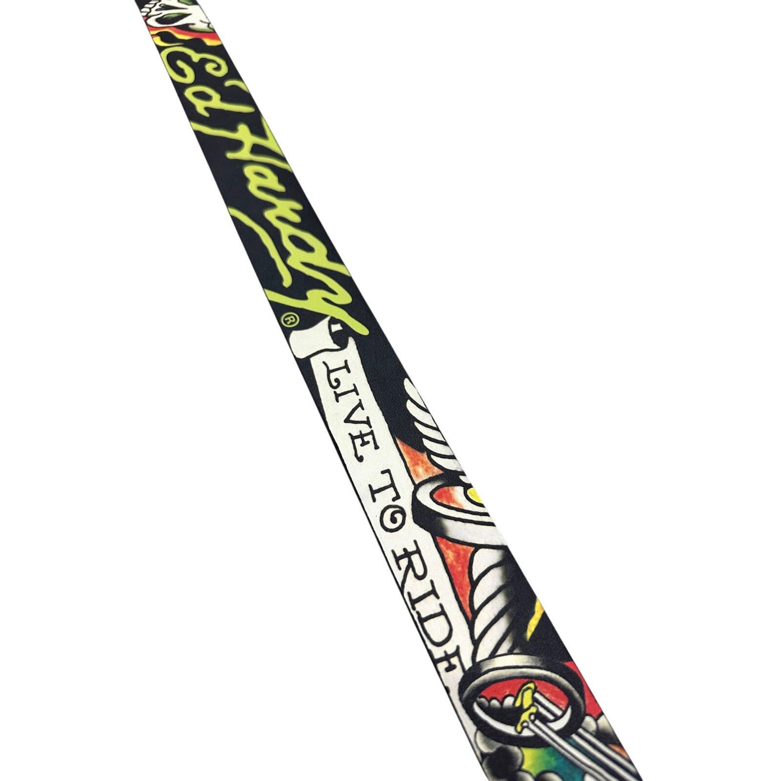 Ed Hardy Ed Hardy Men's Live To Ride Reversible Belt Size 42 - 3 Thumbnail