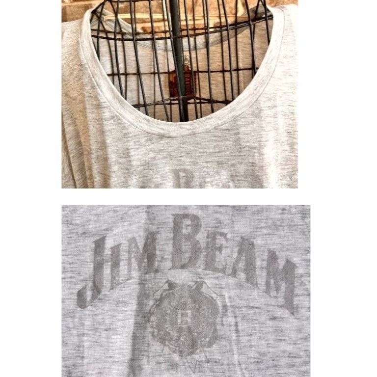 Other NWT Knob Hill Jim Beam Tee Top Medium Light Gray Whiskey Size M / US 6-8 / IT 42-44 - 6 Thumbnail