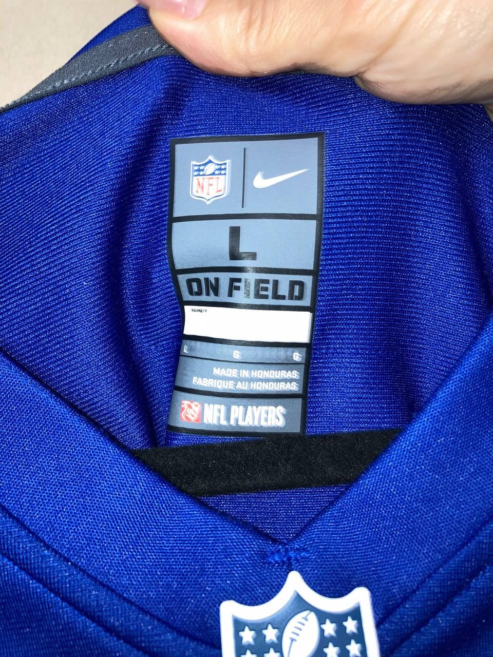Nike VINTAGE NEW YORK GIANTS BARKLEY #26 NFL FOOTBALL NIKE JERSEY Size US L / EU 52-54 / 3 - 11 Thumbnail