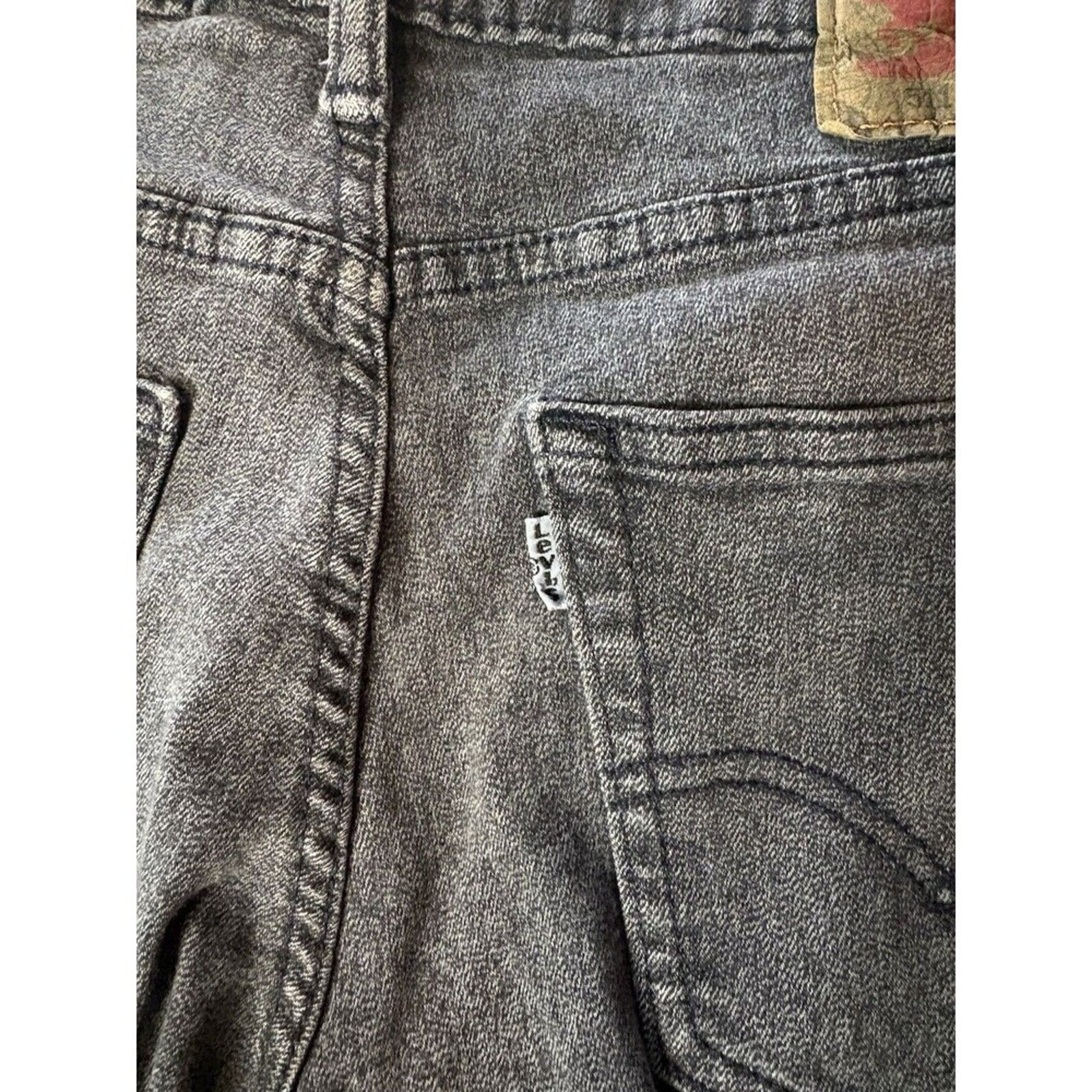 Levi's Levi’s 511 White Tab Skinny Jeans Women’s 32x30 Gray Denim Size 32" / US 10 / IT 46 - 3 Thumbnail
