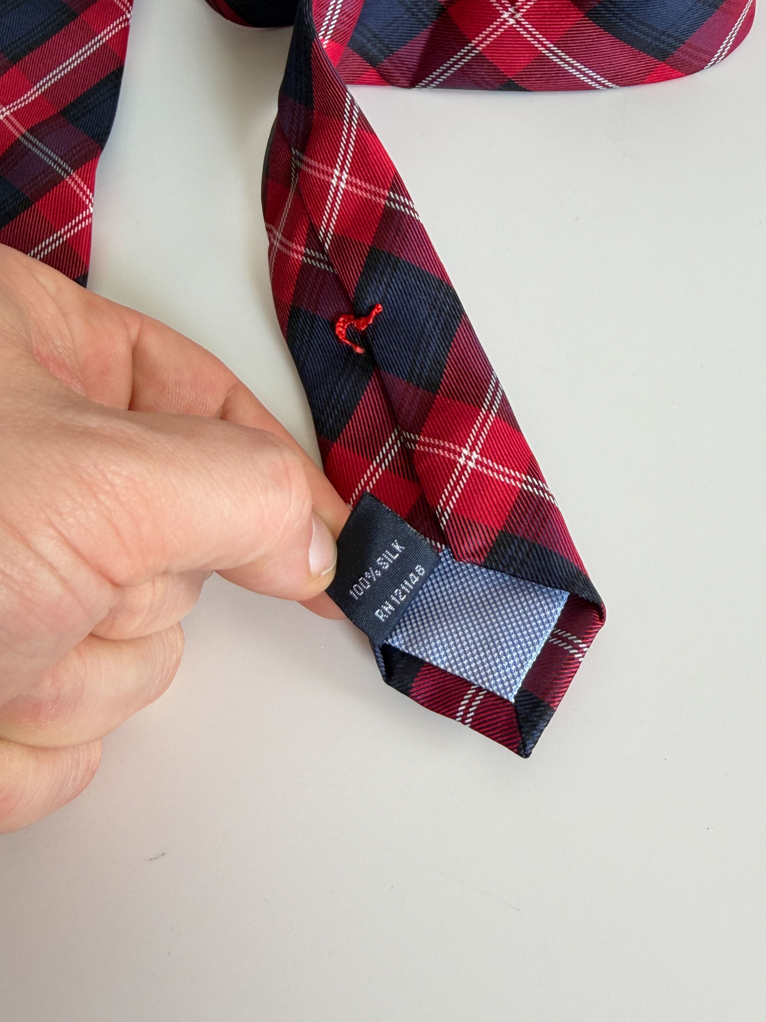 Tommy Hilfiger Tommy Hilfiger 4x Vintage Silk Cravats Made in Italy Size ONE SIZE - 16 Thumbnail