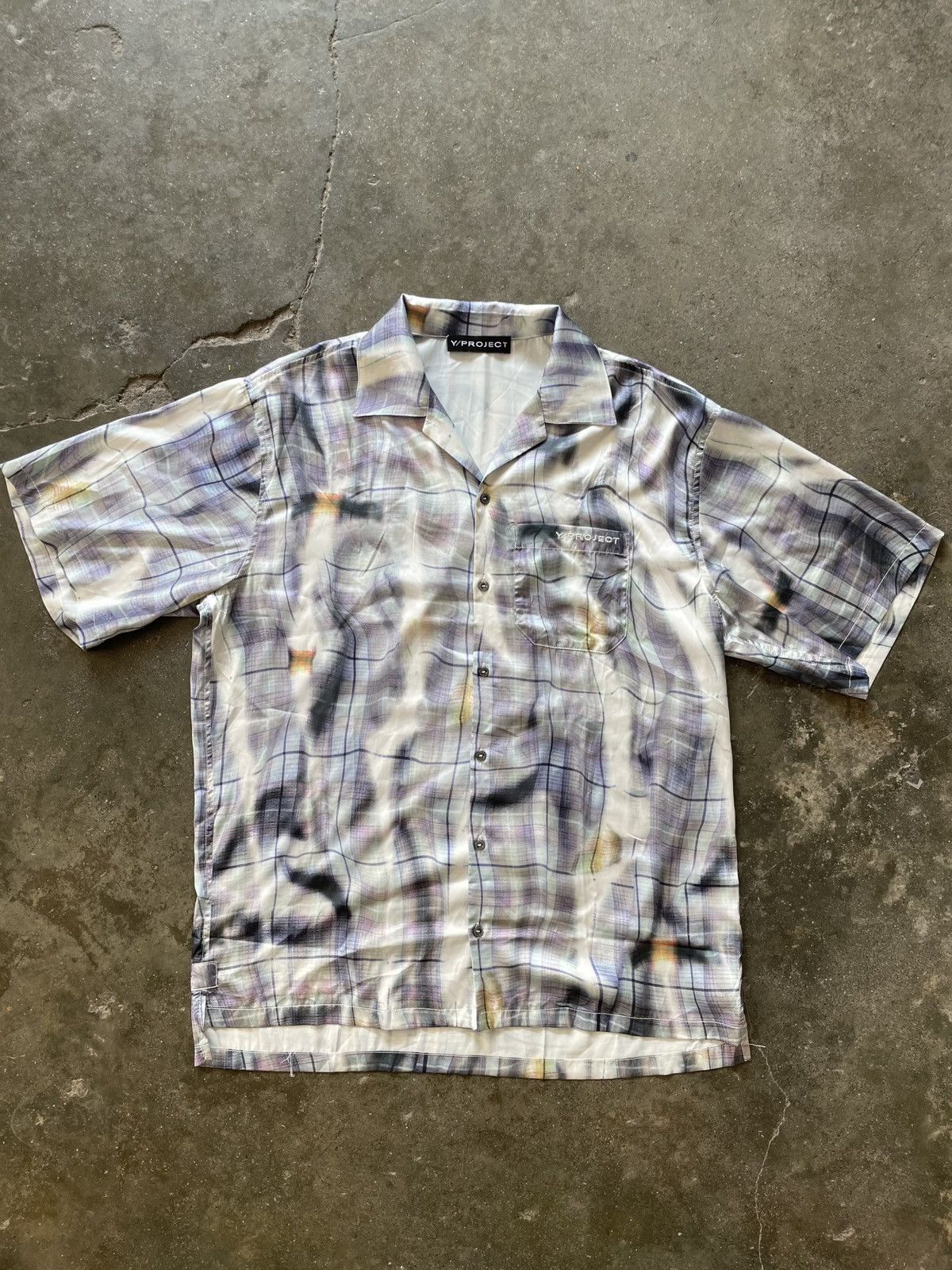 Y/Project Y/Project Sun Bleached Check Shirt Size US S / EU 44-46 / 1 - 1 Thumbnail