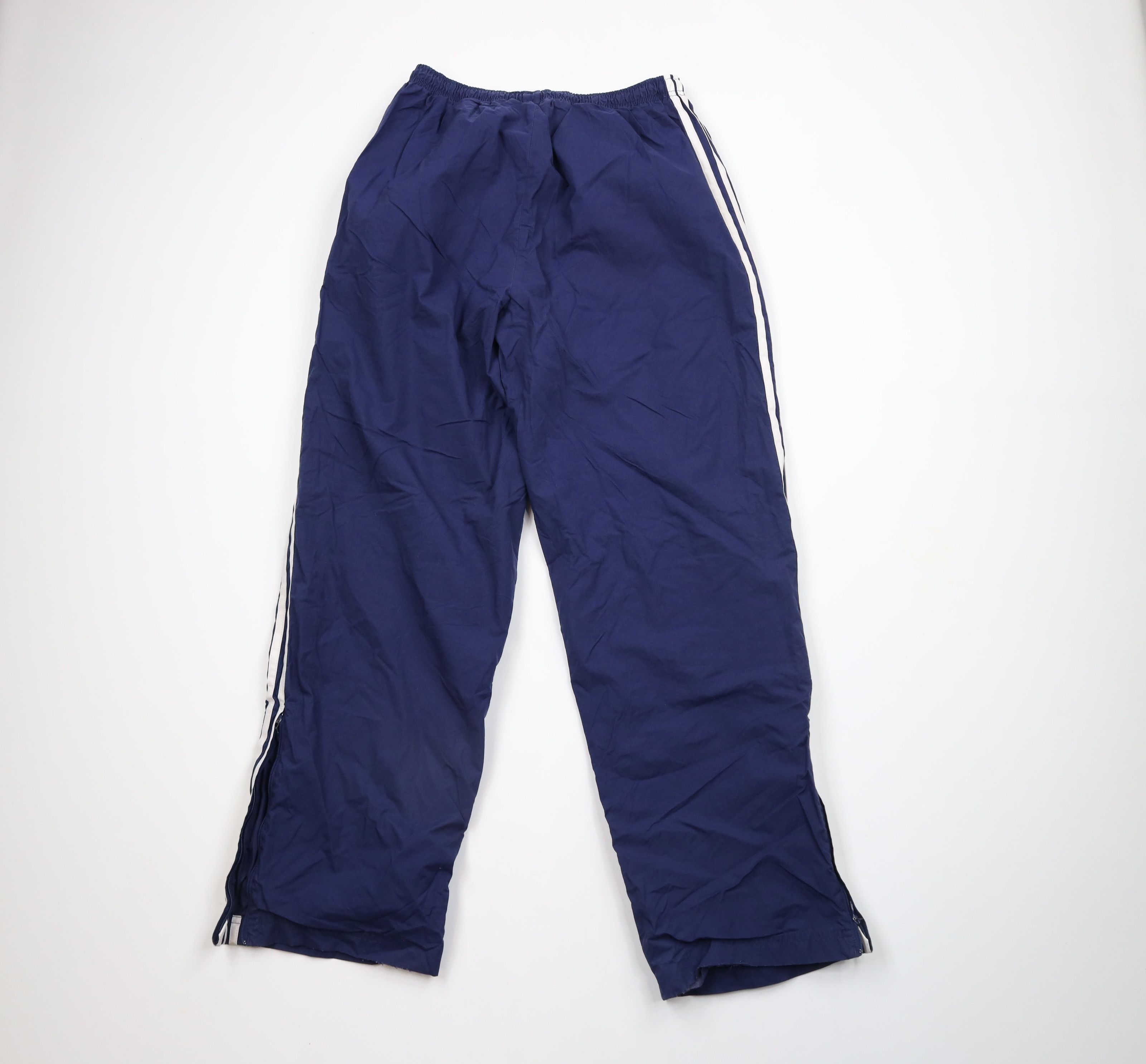 Adidas × Vintage Vintage 90s Adidas Out Striped Lined Wide Leg Pants Blue Size US 36 / EU 52 - 10 Thumbnail