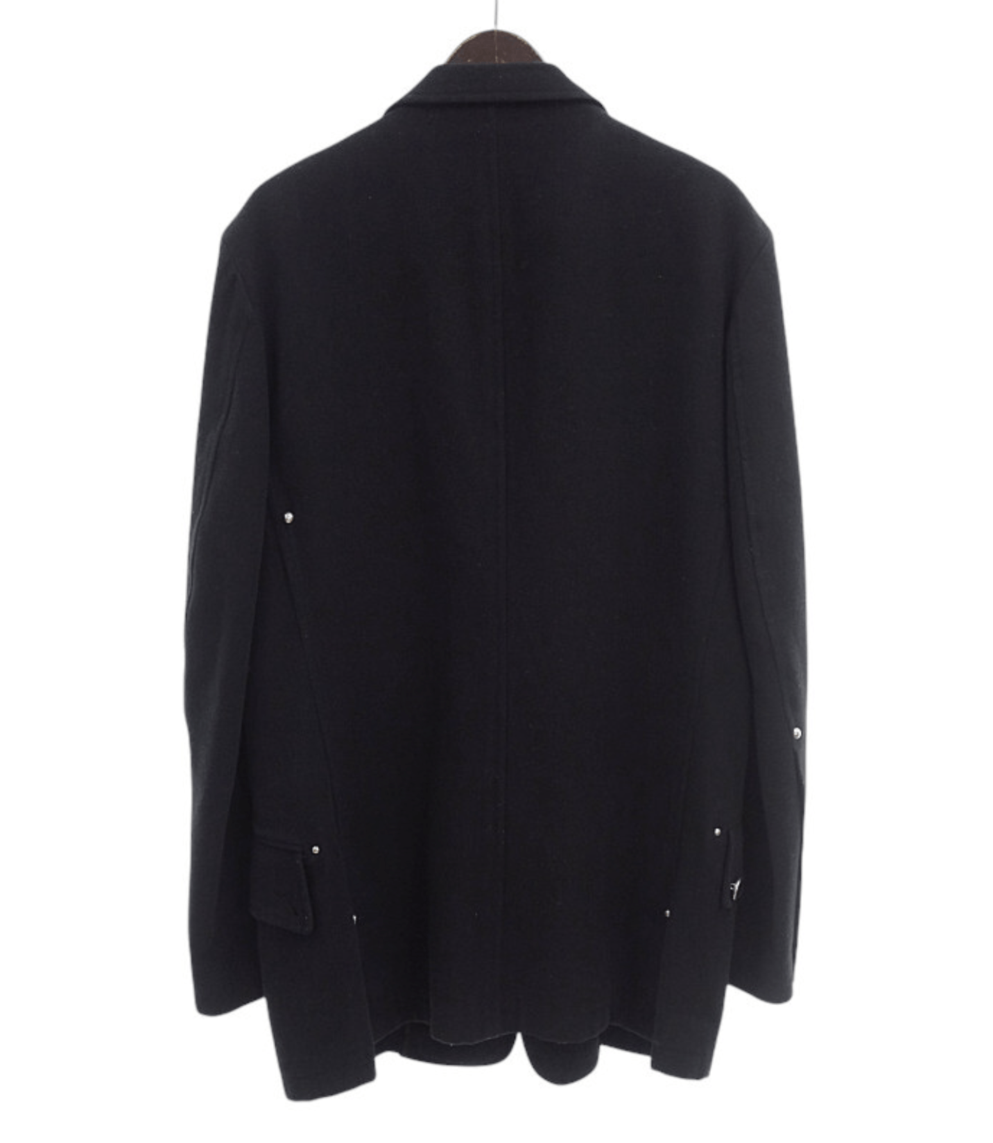 Yohji Yamamoto Yohji Yamamoto Pour Homme - Melton Studded Zip-up Jacket Size US L / EU 52-54 / 3 - 2 Thumbnail