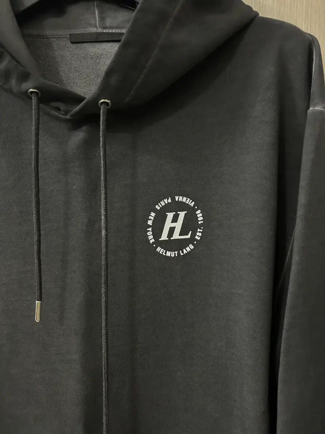 Helmut Lang Helmut Lang HL Logo Hoodie Size US L / EU 52-54 / 3 - 3 Thumbnail