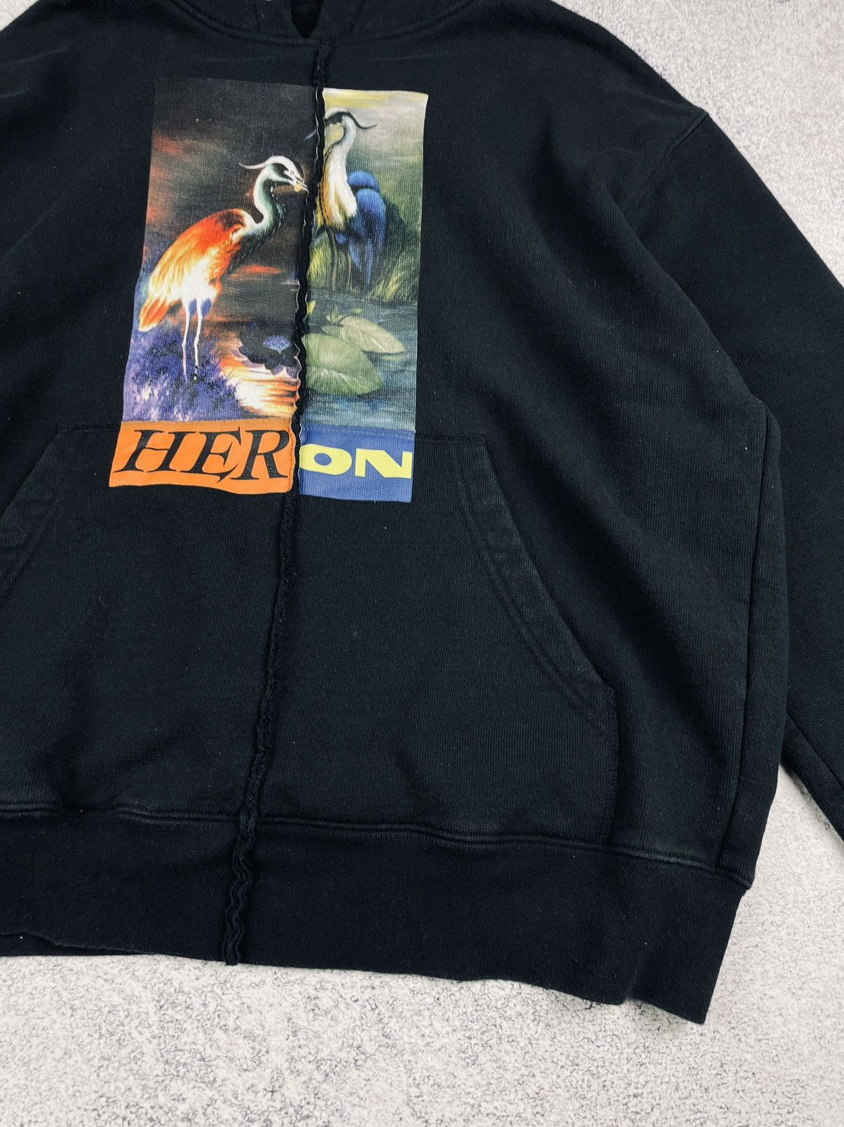 Heron Preston Rare! HERON PRESTON Split Herons Graphic Hoodie Black Size S Size US S / EU 44-46 / 1 - 3 Thumbnail