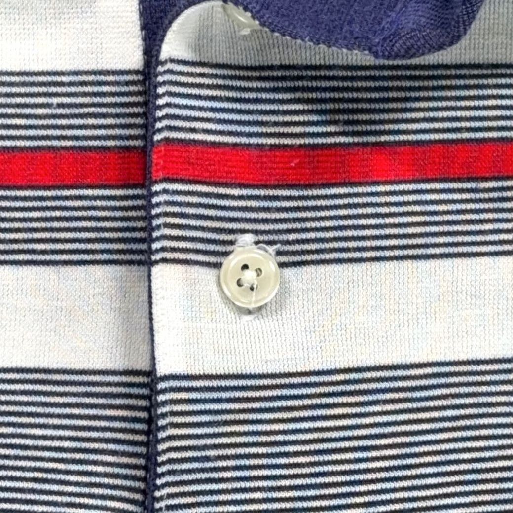 Vintage Vintage Knightsbridge Polo Shirt Adult SMALL Blue White Red Striped Pocket 80s Size US S / EU 44-46 / 1 - 5 Thumbnail