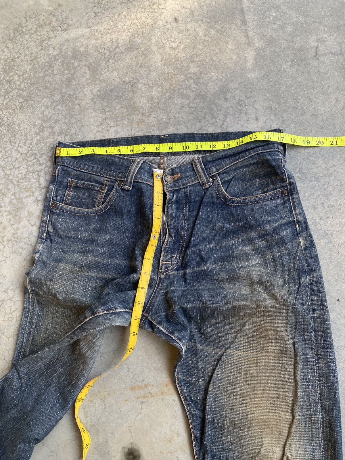If Six Was Nine × PPFM × Vintage Vintage GL HEART denim pants (sku 4) Size US 34 / EU 50 - 5 Thumbnail