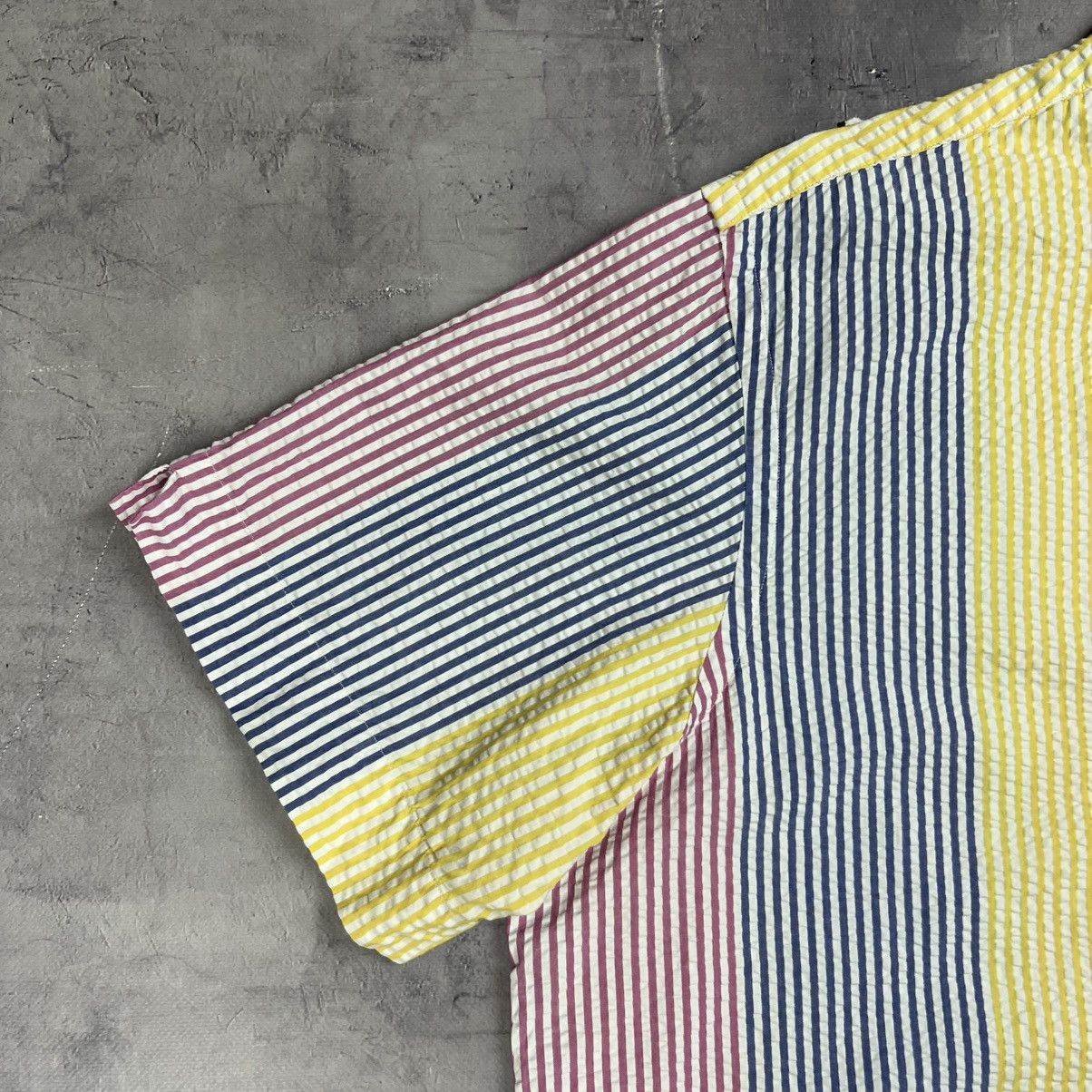 Other Rare! Polo Ralph Lauren Striped Waffle Button Up Old Money Size US XL / EU 56 / 4 - 3 Thumbnail