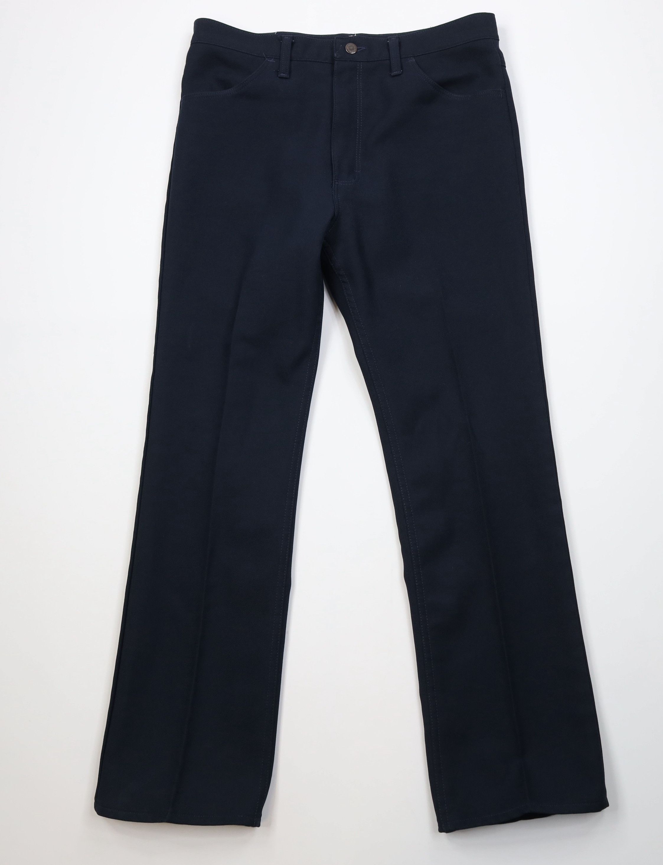 Wrangler Vintage 90s Wrangler Flared Wide Leg Chino Pants Blue USA Size US 34 / EU 50 - 1 Thumbnail
