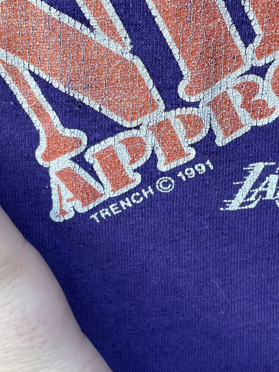 Vintage Vintage NBA Los Angeles Lakers Shirt Mens L Purple Single Size US L / EU 52-54 / 3 - 5 Thumbnail