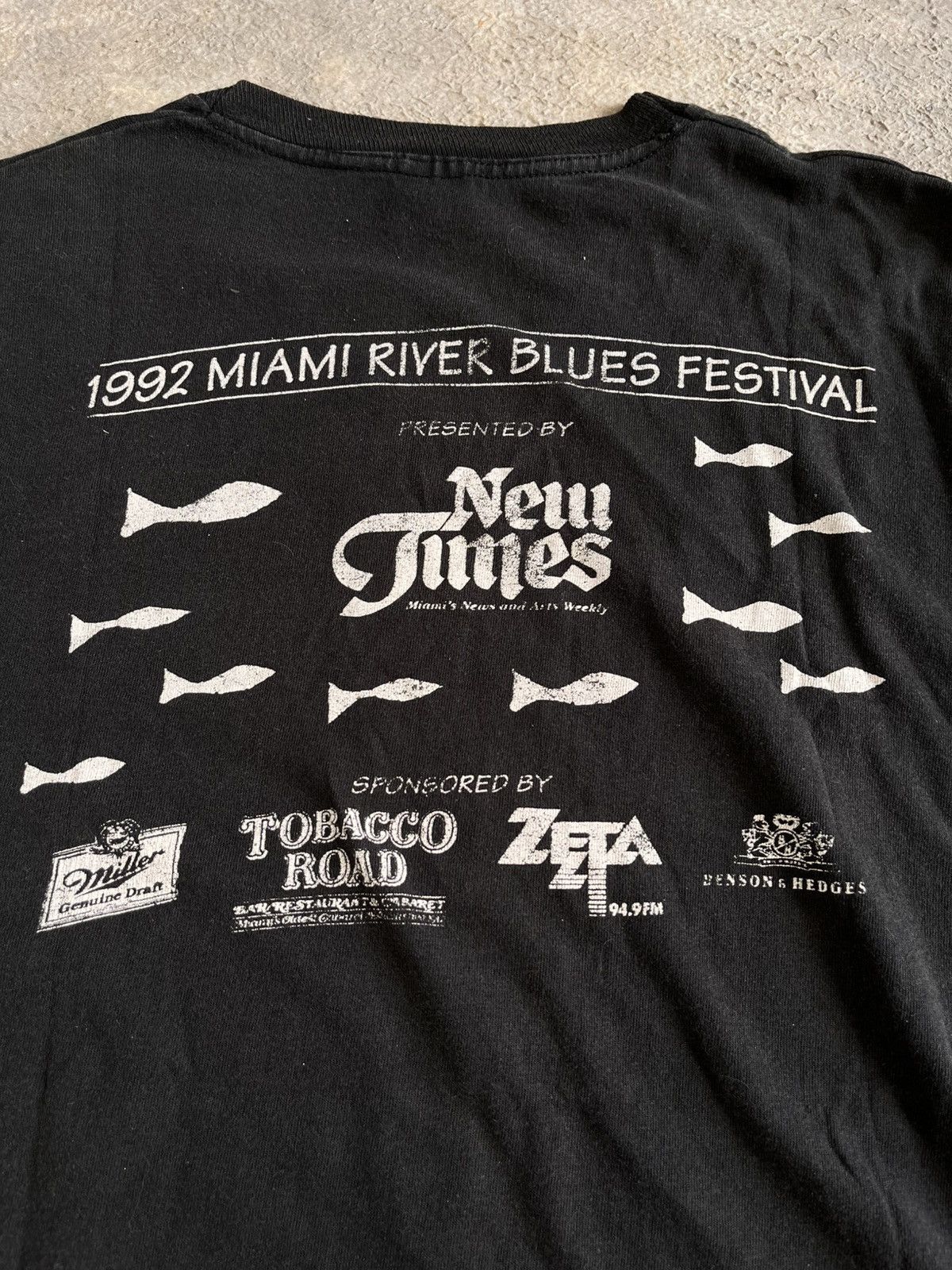 Band Tees Blues Festival January 25, 1992 Tees Size US XL / EU 56 / 4 - 7 Thumbnail