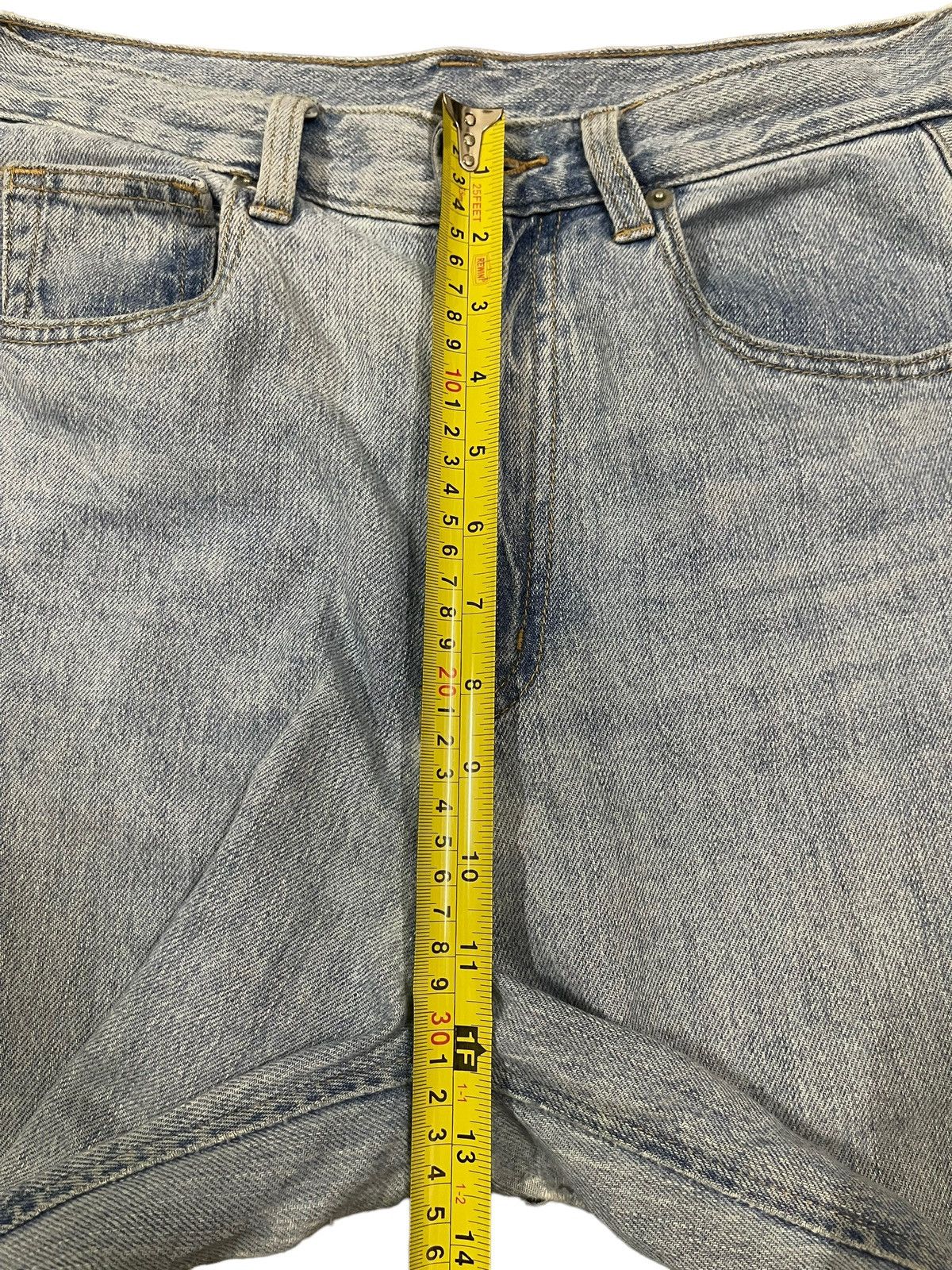 GU Vintage Japanese GU Blue Wash Style Baggy Jeans Size US 29 - 14 Thumbnail