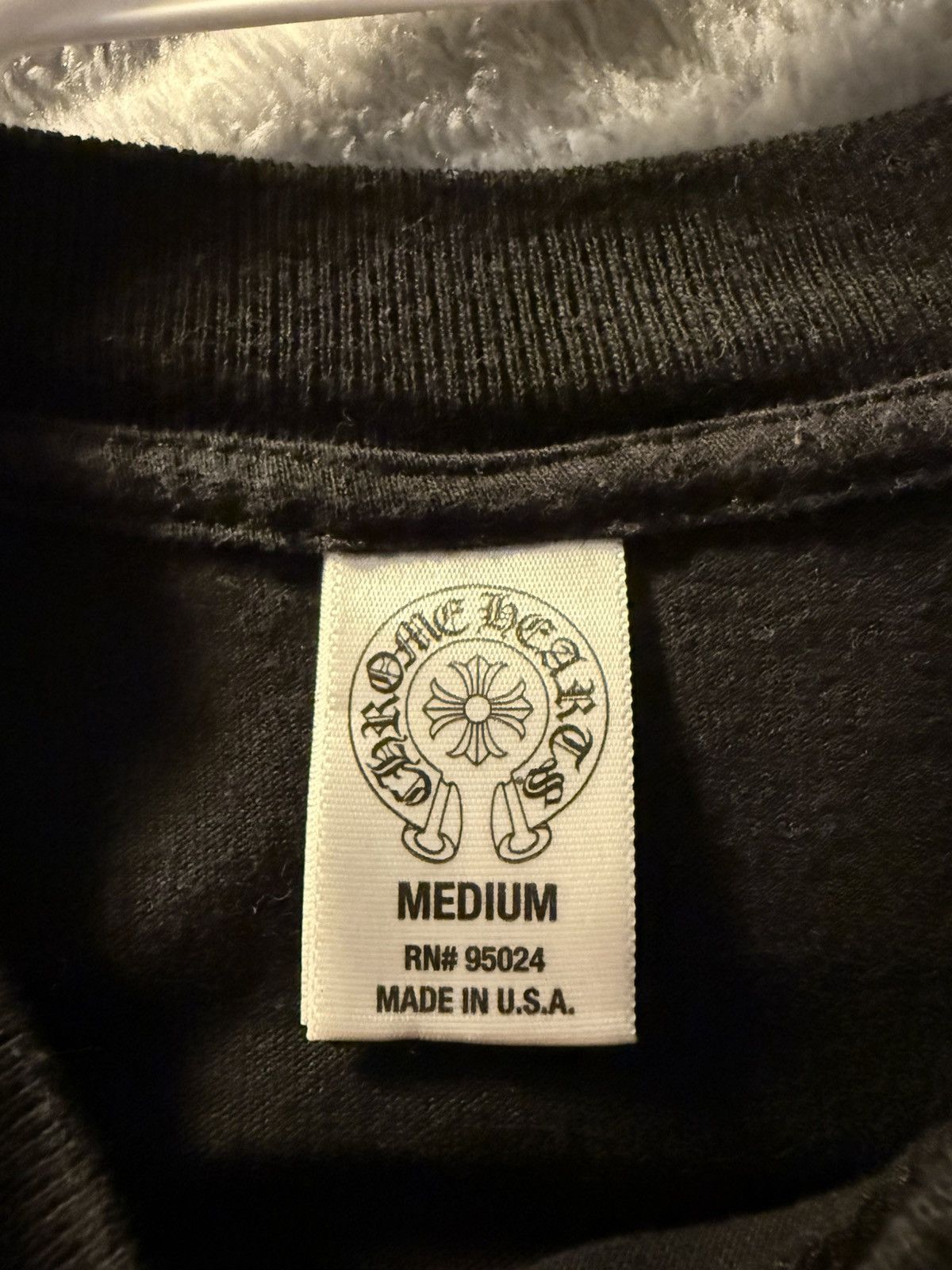 Chrome Hearts × Vintage RARE Chrome Hearts Dagger Floral Scroll Logo Pocket Tee Size Size US M / EU 48-50 / 2 - 6 Thumbnail
