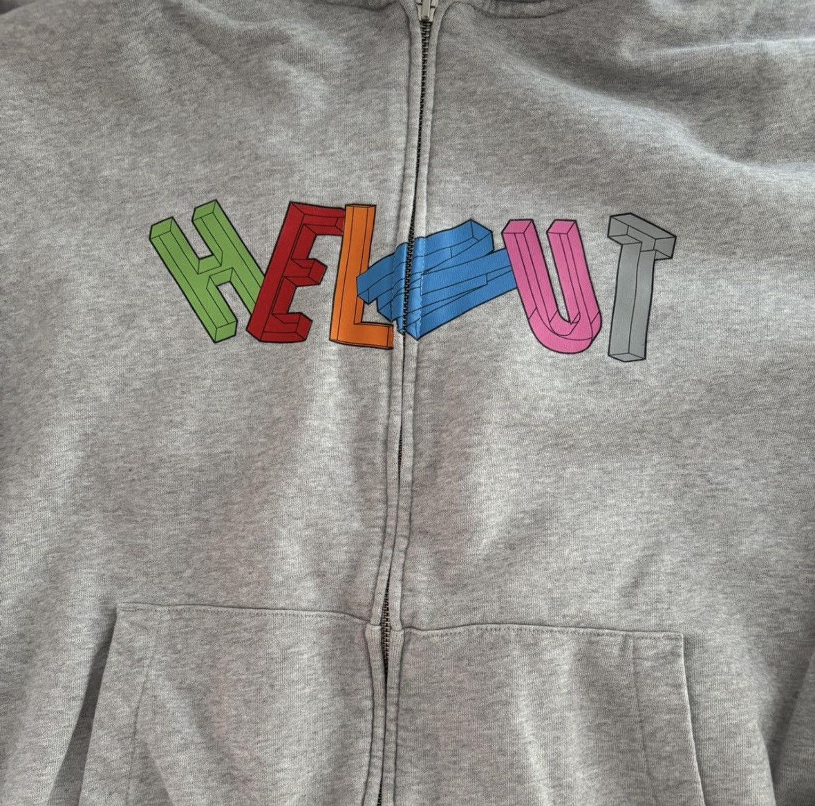 Helmut Lang Helmut Lang Logo Hoodie Zip Up Size US S / EU 44-46 / 1 - 2 Thumbnail