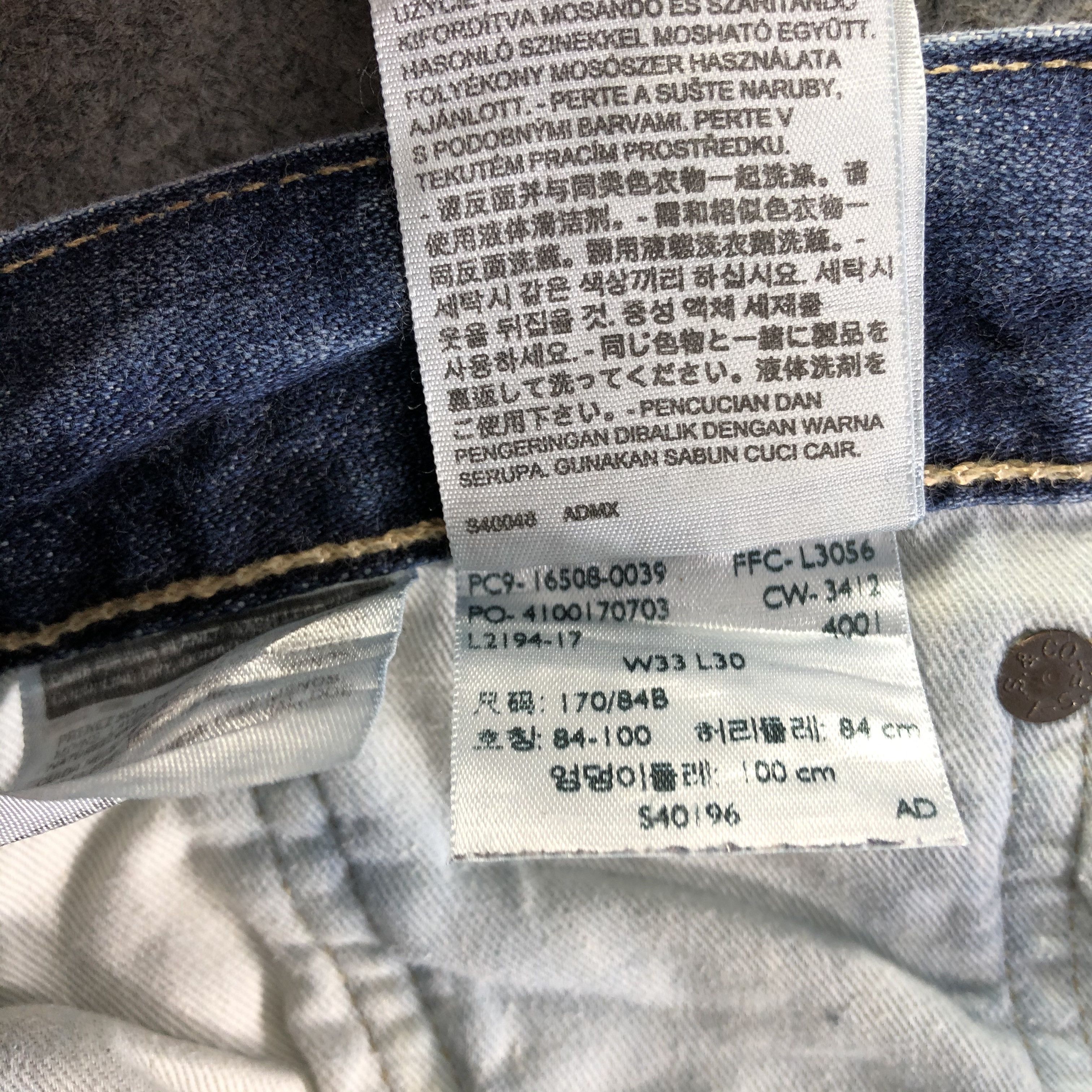Levi's Vintage Blue Wash Levis 508 Jeans-J4256 Size US 33 - 11 Thumbnail