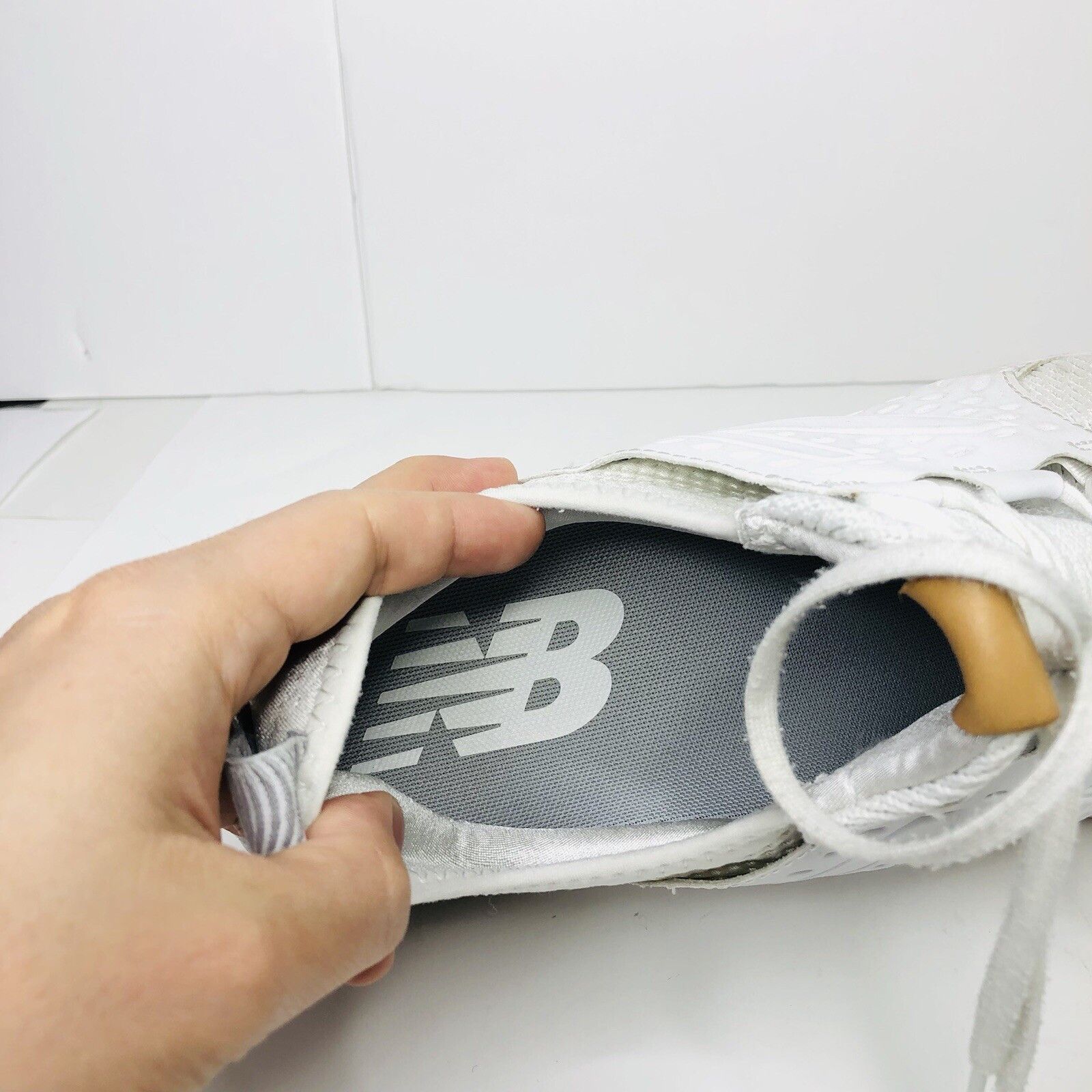 New Balance NB Fresh Foam Cruz V1 White Athletic Sneakers 14 Castlerock Size US 14 / EU 47 - 12 Thumbnail