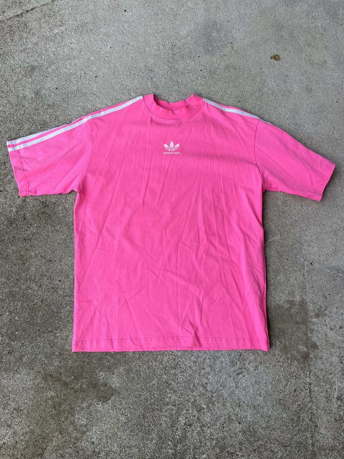 Pink adidas shirt pacsun best sale