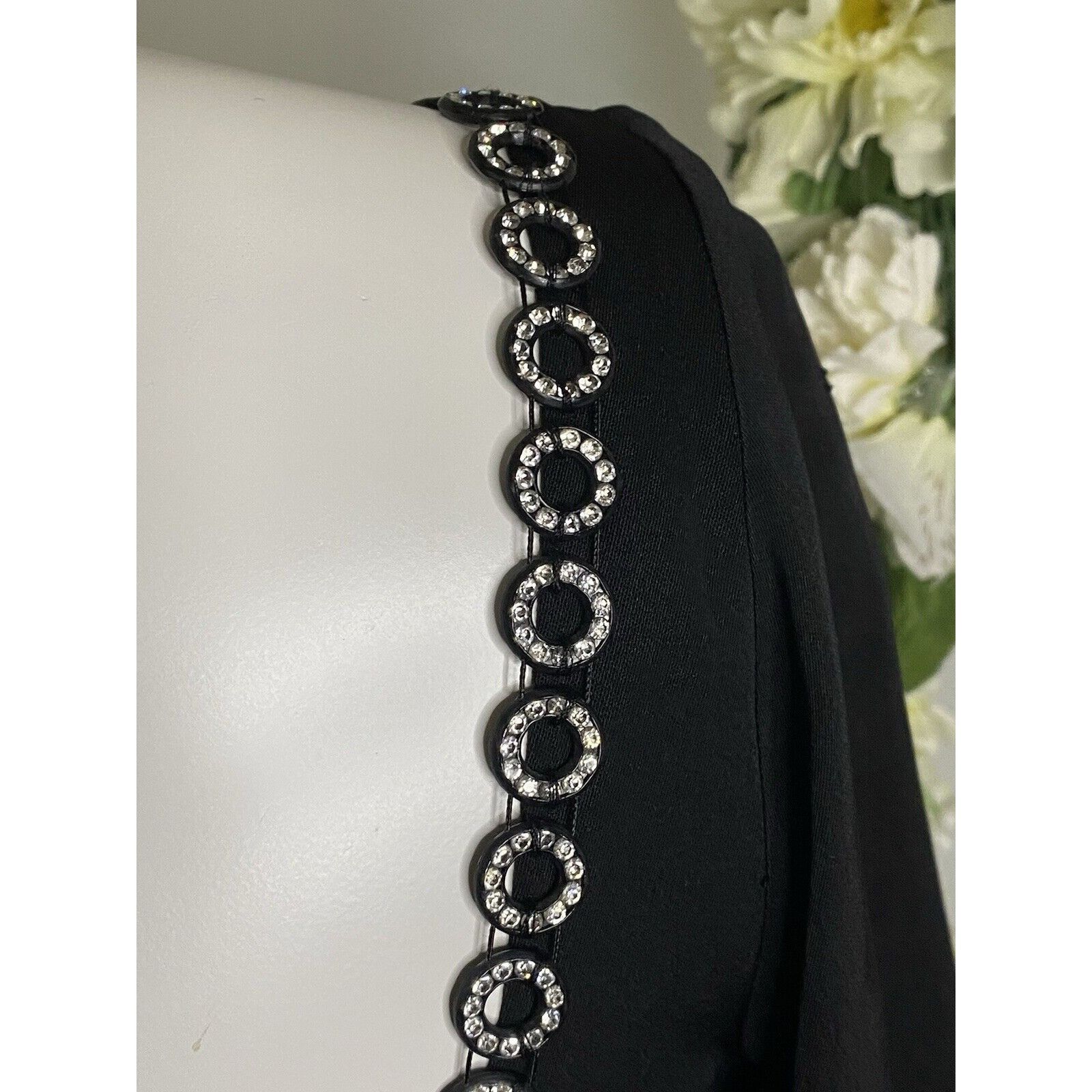 Vintage Vintage 1970s Jack Hartley Miami Black Corset Cocktail Midi Size XS / US 0-2 / IT 36-38 - 8 Thumbnail