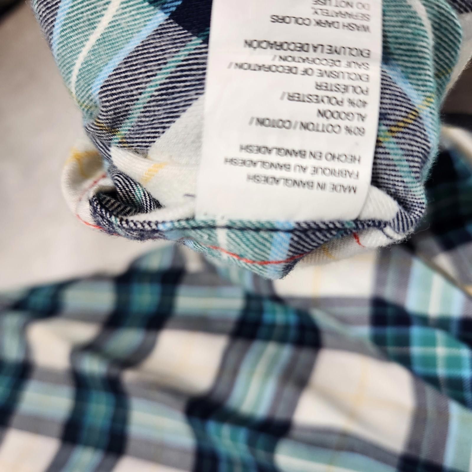 Izod Izod Blue Plaid Long Sleeve Button Down Shirt Size 2XL Size US XXL / EU 58 / 5 - 7 Thumbnail