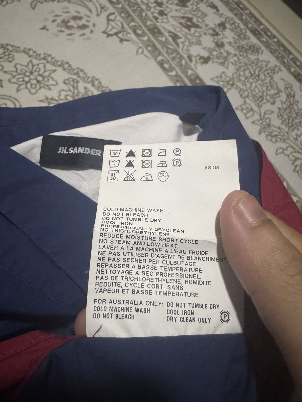 Jil Sander 🇦🇺 Multi Colour Jil Sander Single Pocket Shirt Button Up Size US M / EU 48-50 / 2 - 5 Thumbnail