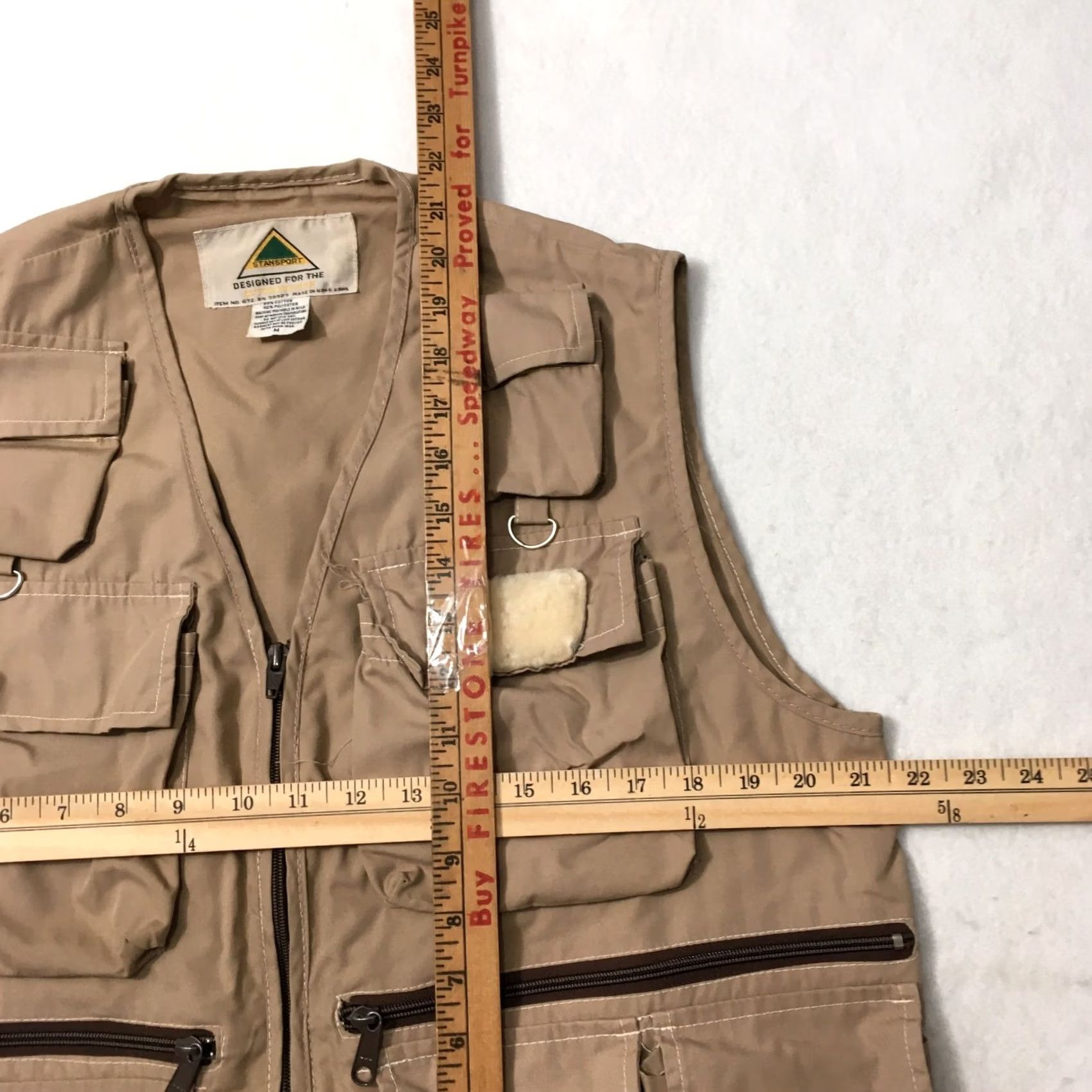 Vintage VINTAGE Cabela's stansport Vest Mens M Beige Fishing Pocket Outdoor Shirt Size US M / EU 48-50 / 2 - 4 Thumbnail