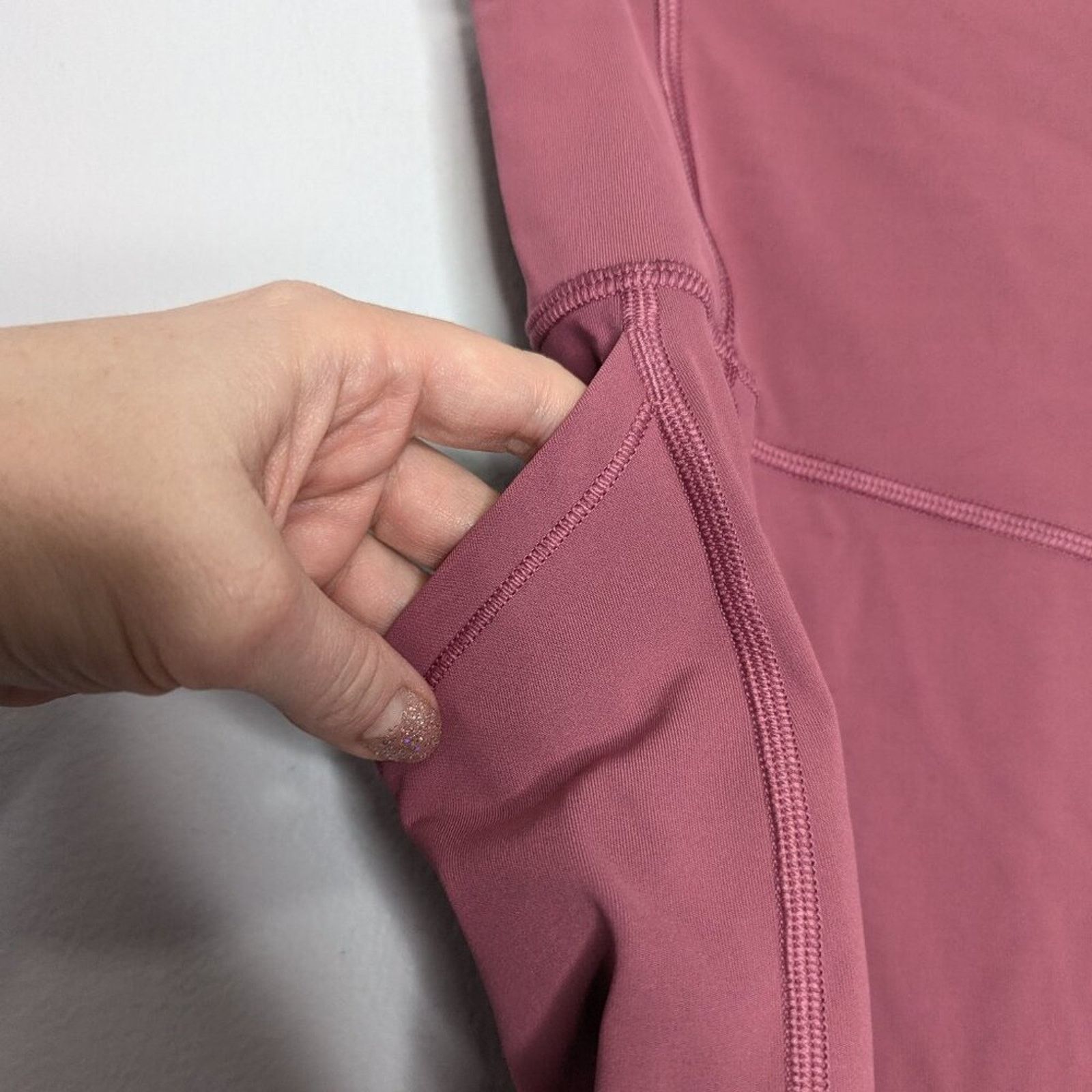 Lululemon Lululemon All The Right Places Crop II 23" Rose Pink Stretch Size 30" / US 8 / IT 44 - 6 Thumbnail