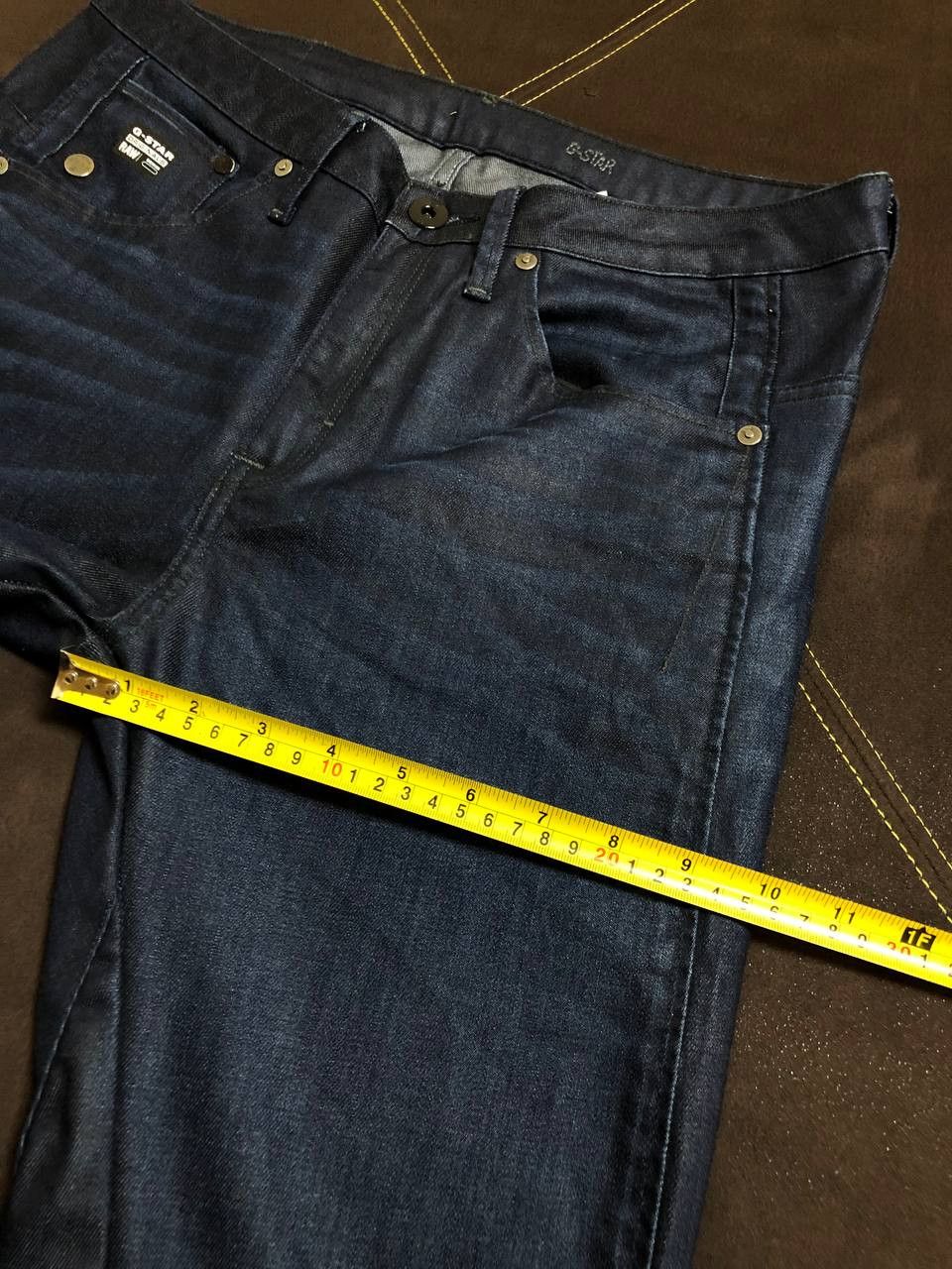G-Star Mens G-STAR Arc Loose Tapered Dark Blue Jeans Size US 27 - 8 Thumbnail