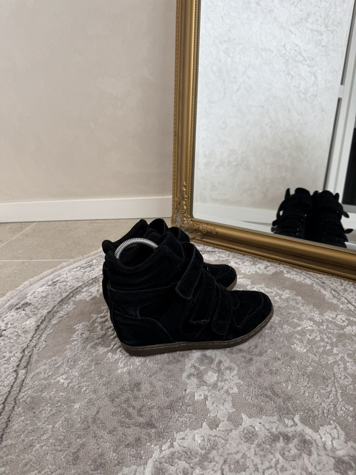 Isabel Marant Y2K Isabel Marant Style Sneakers Black Opium Avant-Garde Size US 9 / IT 39 - 6 Thumbnail