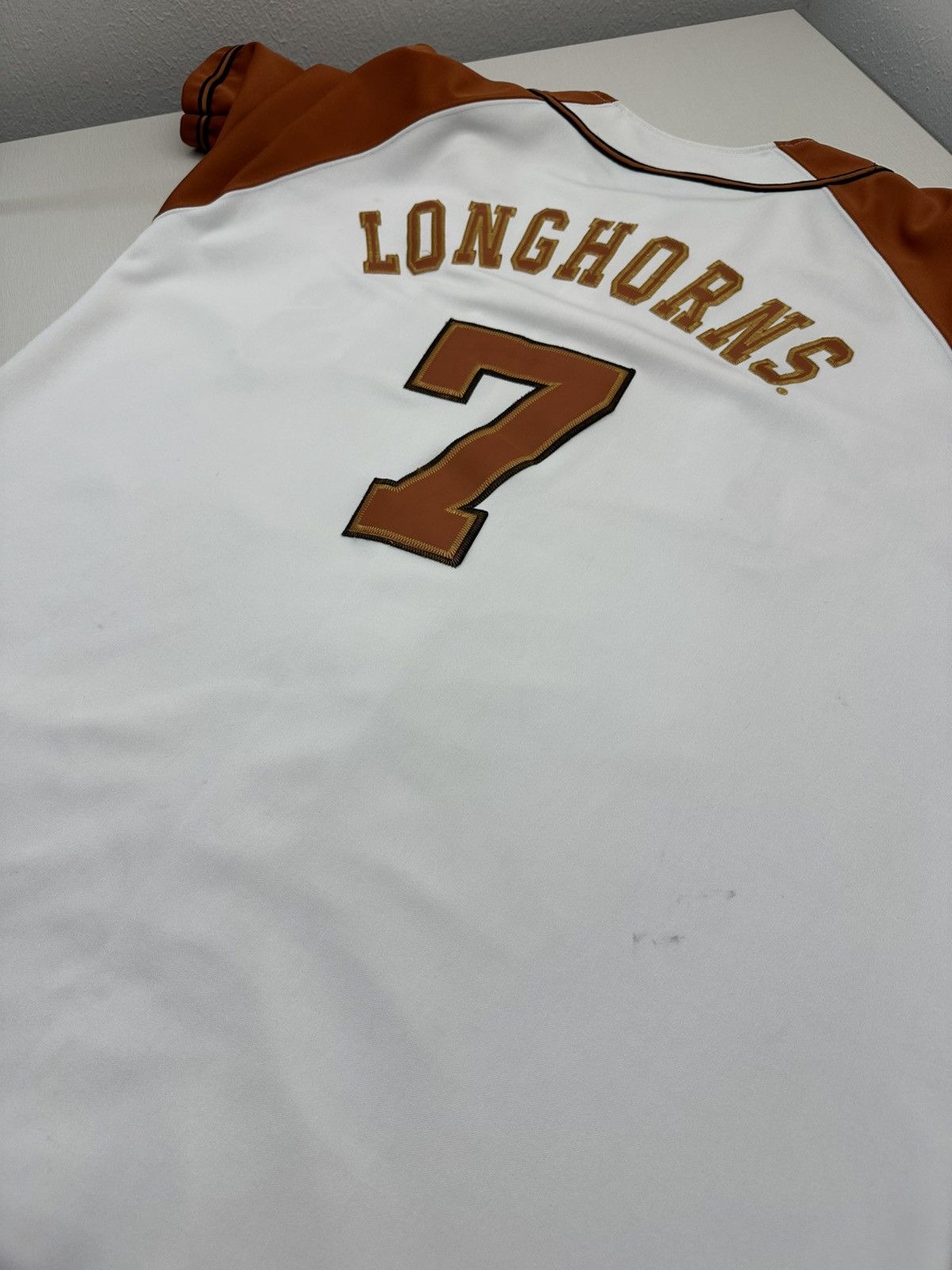 Colosseum Athletics Vintage 90s Colosseum Texas Longhorns Baseball Jersey #7 L Size US L / EU 52-54 / 3 - 13 Thumbnail