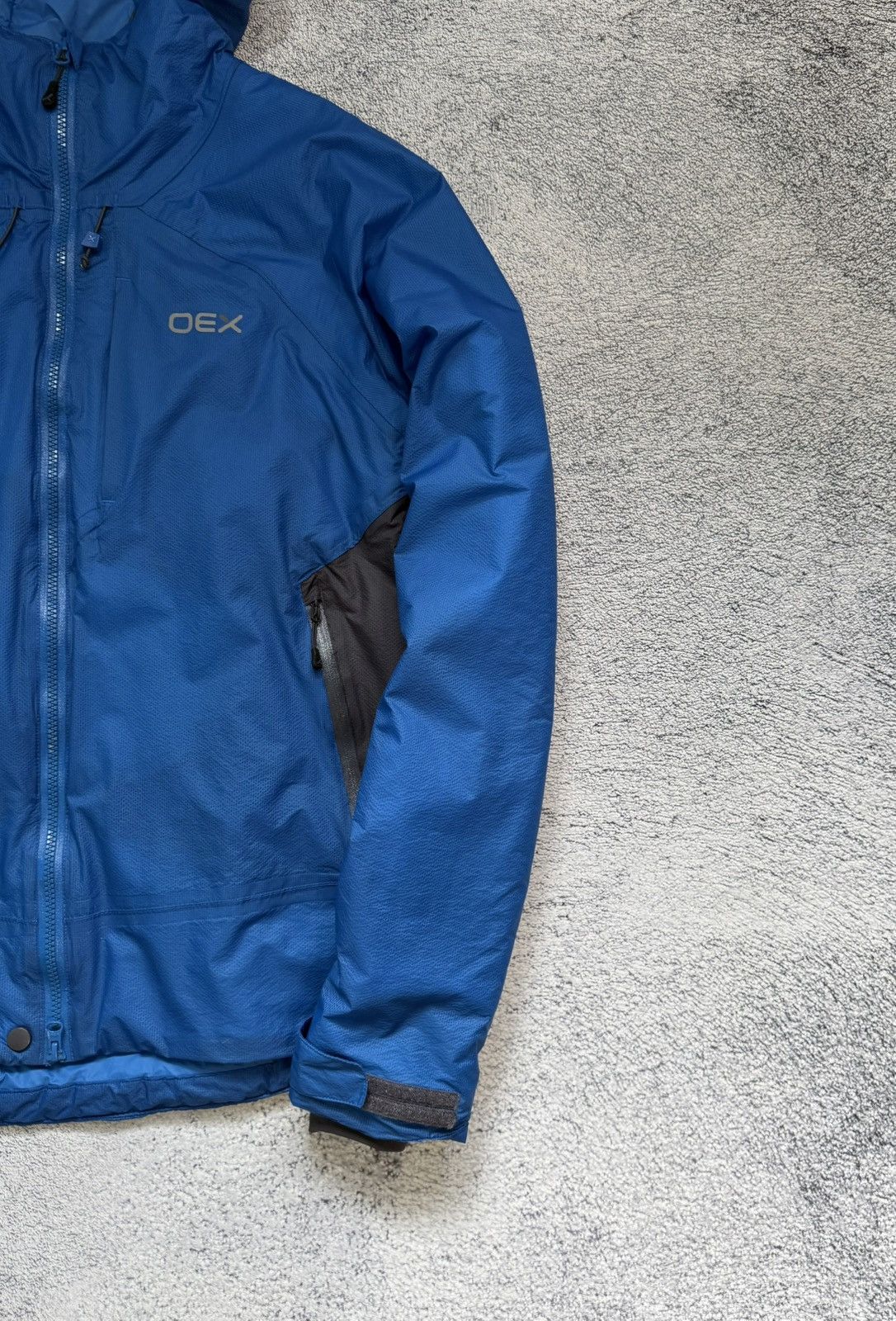 Other UK Men OEX Insulated Outdoor Jacket M Hiking Shell UK Blue Size US M / EU 48-50 / 2 - 2 Thumbnail