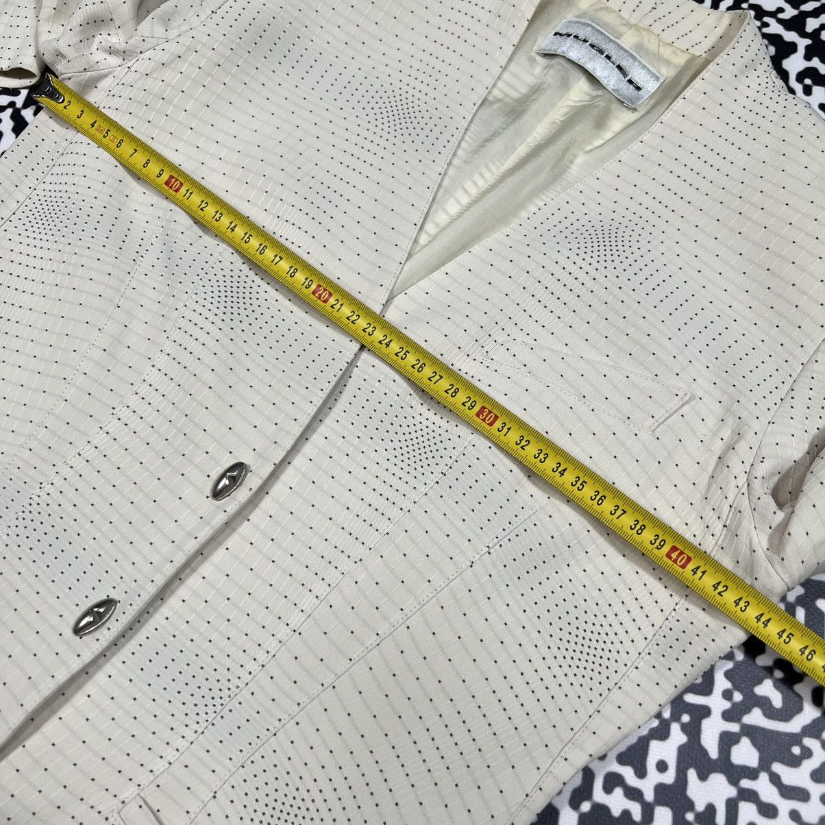 Mugler Vintage Y2K MUGLER Mini Dot Pattern Luxury Classic Blazer Size M / US 6-8 / IT 42-44 - 21 Thumbnail
