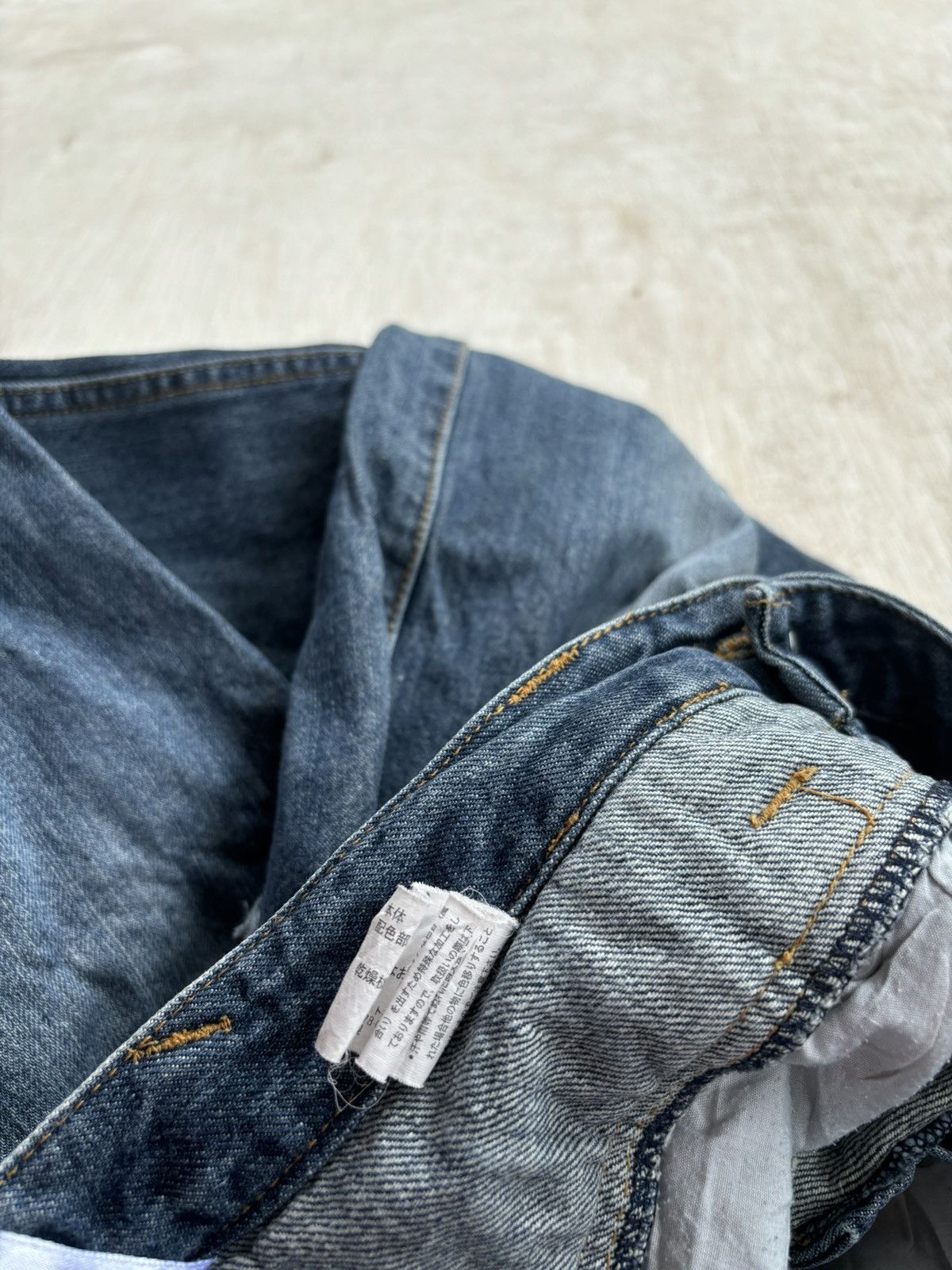 Hysteric Glamour × If Six Was Nine × Japanese Brand Distressed Denim Natural Leat Ifsixwasnine Style Jeans Size US 30 / EU 46 - 10 Thumbnail