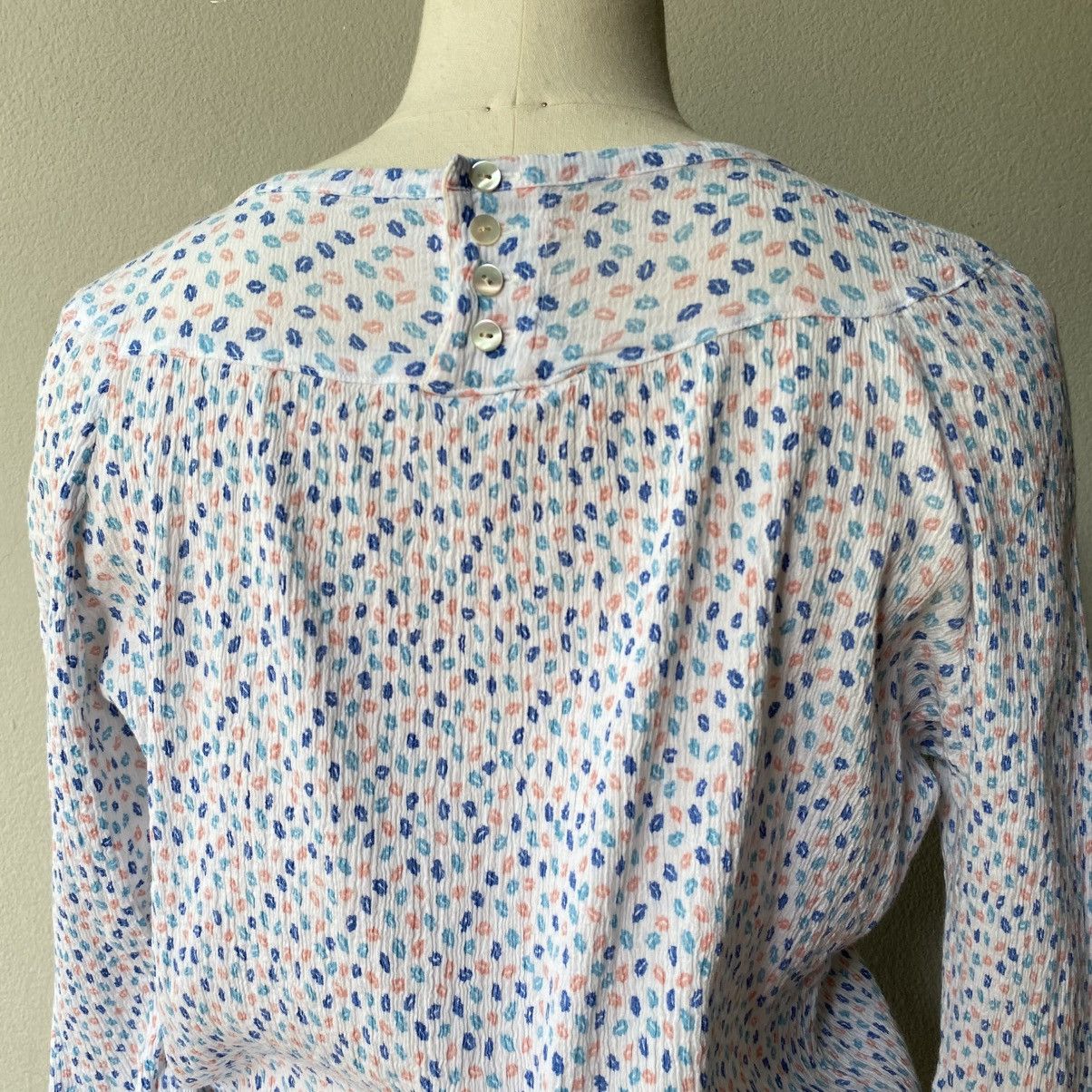 Tsumori Chisato TSUMORI CHISATO Pastel Petals Tie-Hem Blouse Size XS / US 0-2 / IT 36-38 - 23 Thumbnail