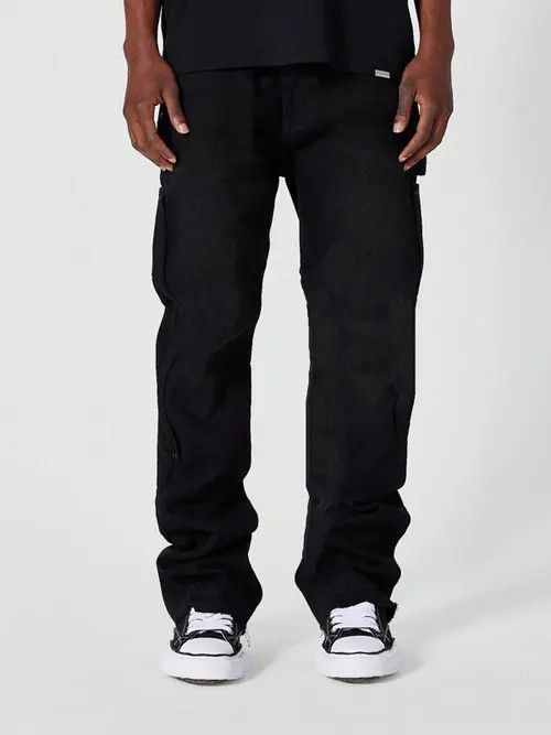 Japanese Brand Stacked Workwear Skinny Jeans Size US 32 / EU 48 - 4 Thumbnail