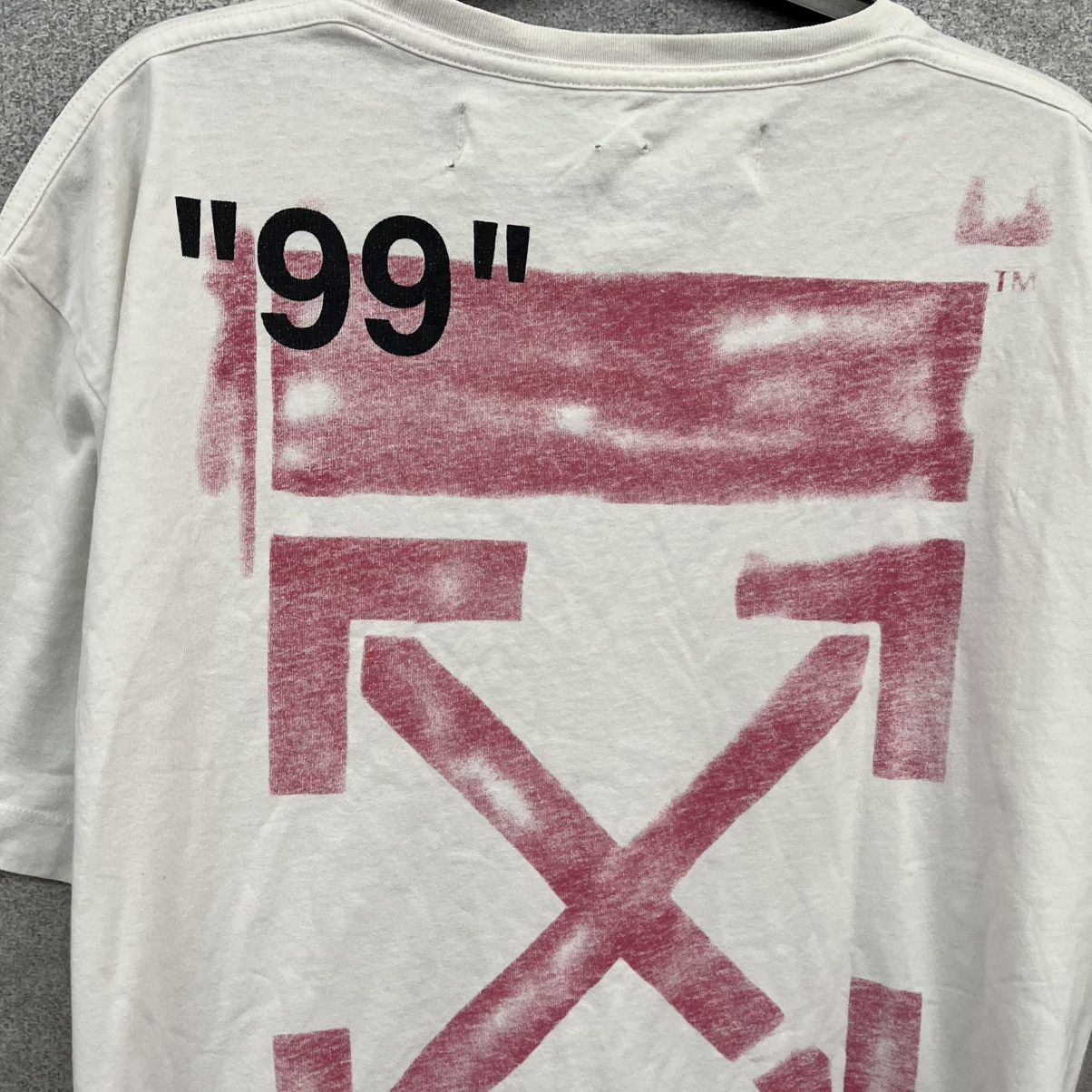 Off-White Off White T-shirt Big Logo White Size US S / EU 44-46 / 1 - 10 Thumbnail