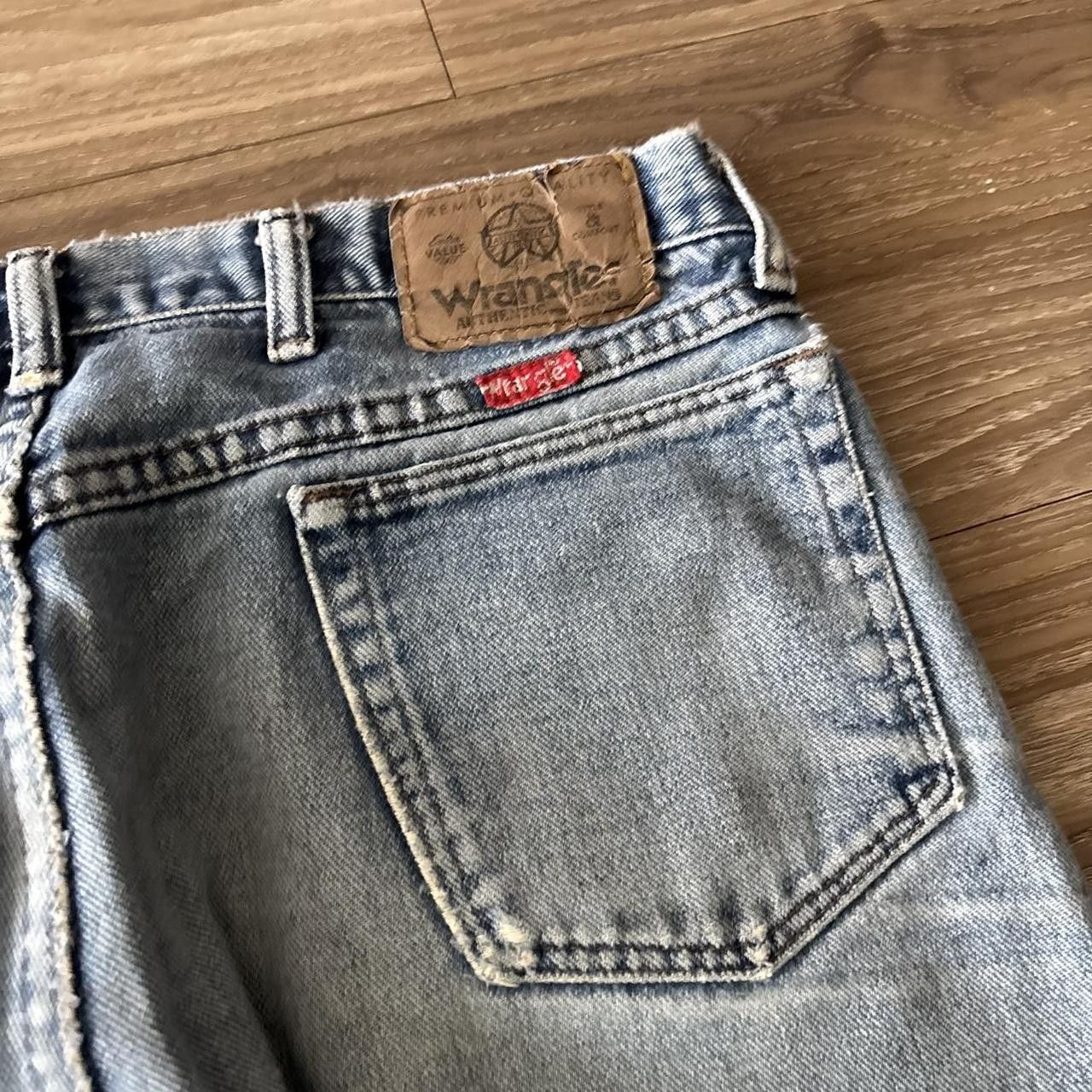 Japanese Brand Crazy Vintage 90s Grunge Distressed Faded Denim Jeans! 33x30 Size US 33 - 7 Thumbnail