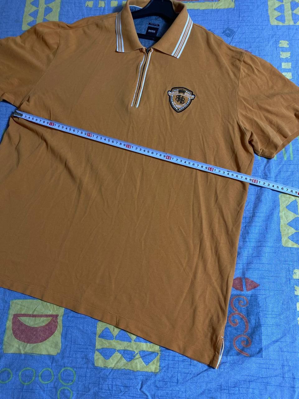 Hugo Boss × Vintage Hugo Boss tee grey big logo Size US XXL / EU 58 / 5 - 9 Thumbnail