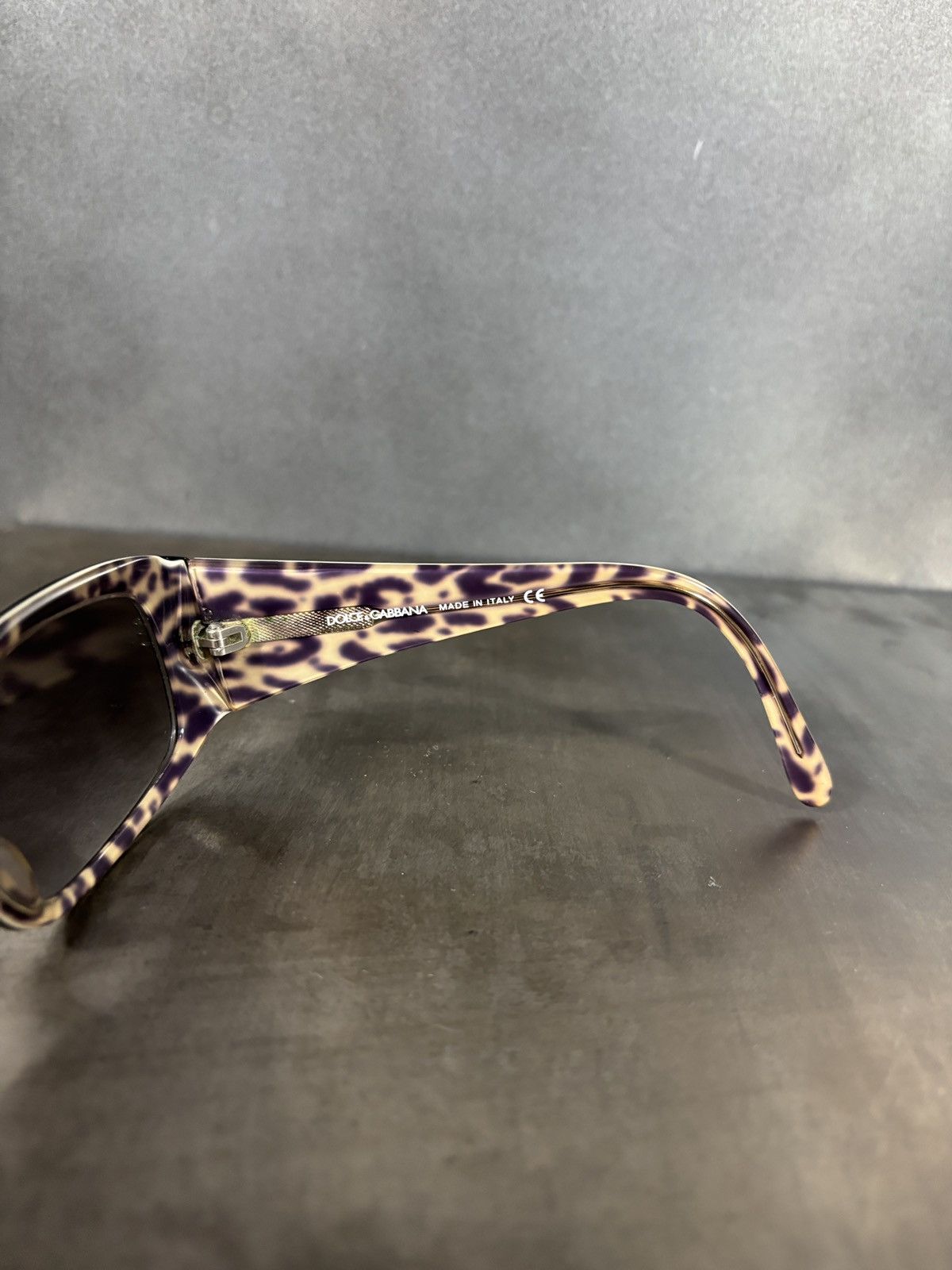 Dolce & Gabbana 2000s Vintage Dolce & Gabbana Sunglasses Cheetah Animal Y2K Size ONE SIZE - 17 Thumbnail