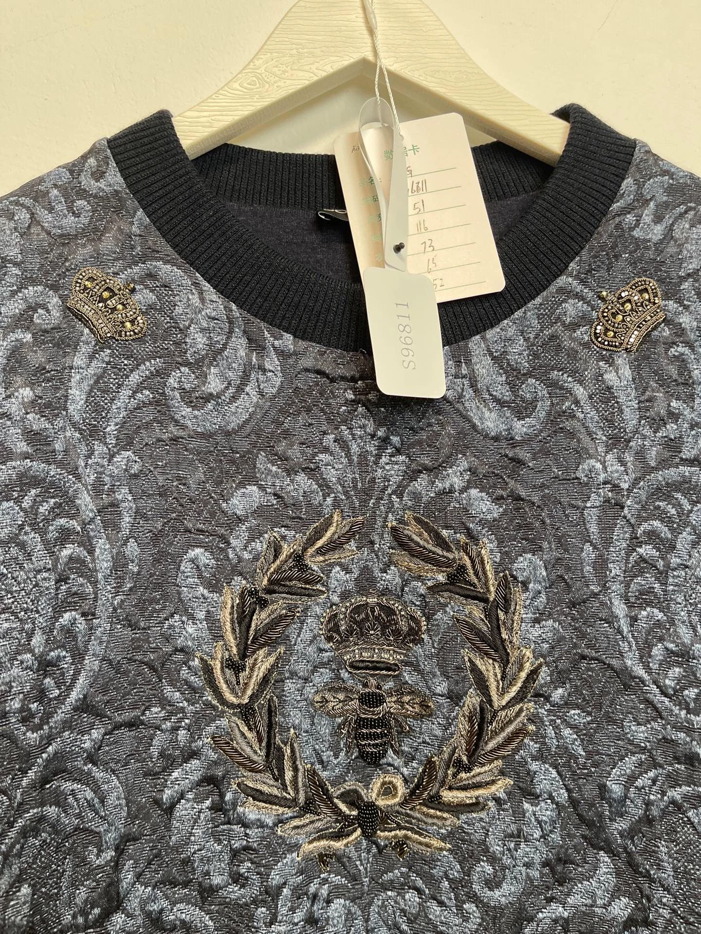 Dolce & Gabbana Dolce & Gabbana Detailed Craft Sweatshirt Size 52 New Size US L / EU 52-54 / 3 - 6 Thumbnail