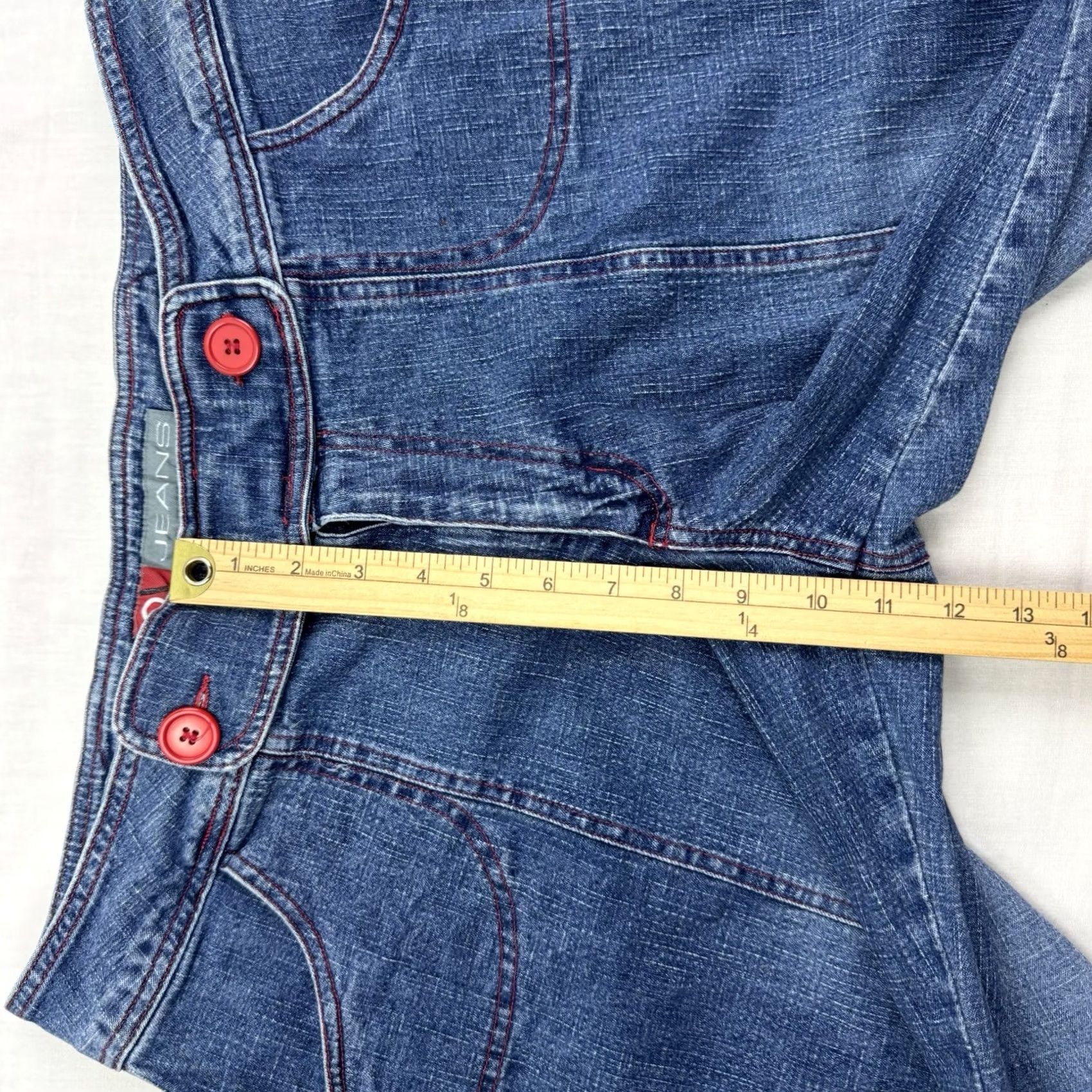 Vintage VINTAGE O! Jeans Womens 16 Mom Jeans High Waisted Hipster Hippie Punk 90s 80s Blue Size 38" / US 16 / IT 52 - 7 Thumbnail